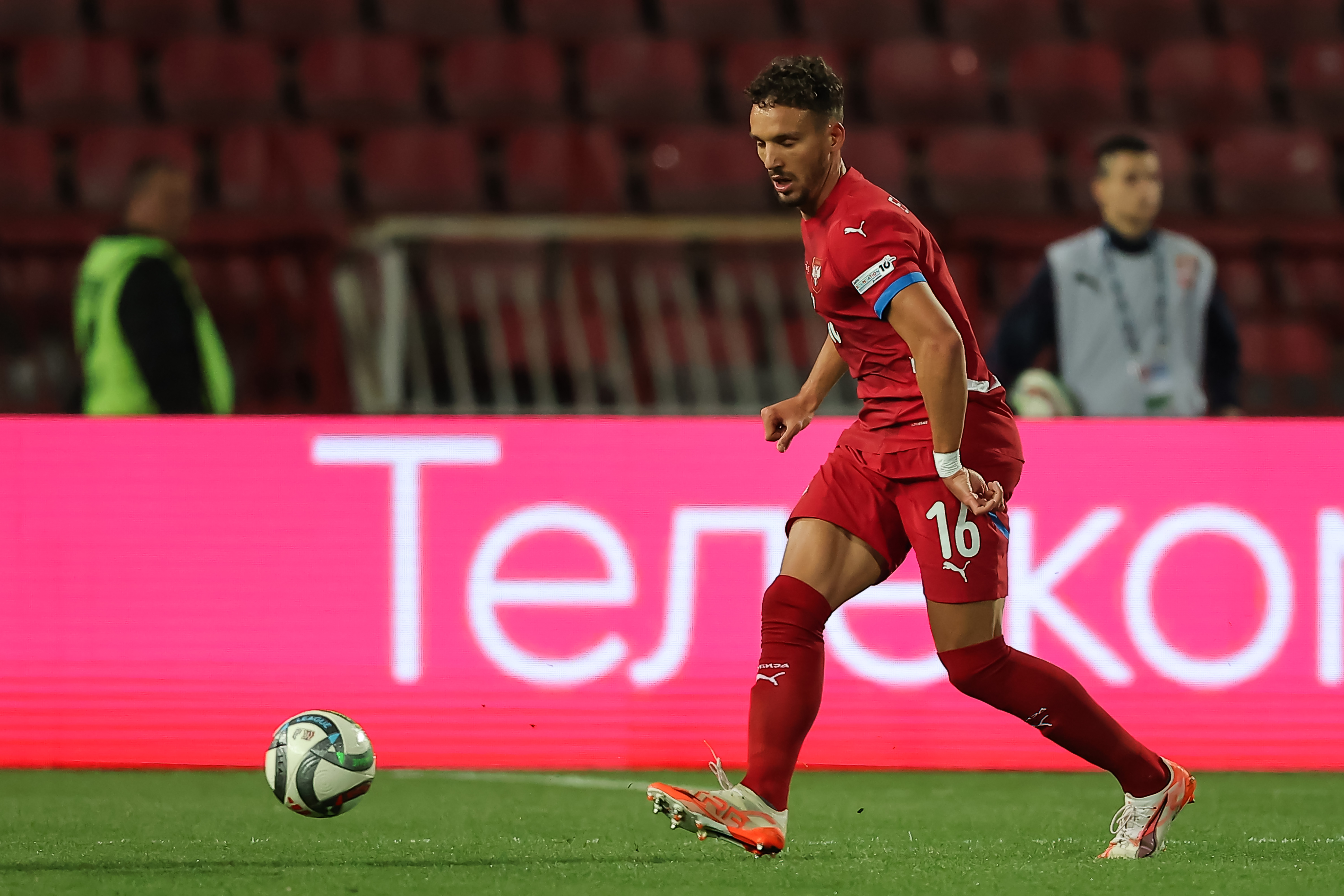 Serbia v Austria, UEFA Nations League, Play-offs, 2nd leg, in Belgrade, Serbia on March 23, 2025.
 (credit image &amp; photo: Pedja Milosavljevic / STARSPORT)