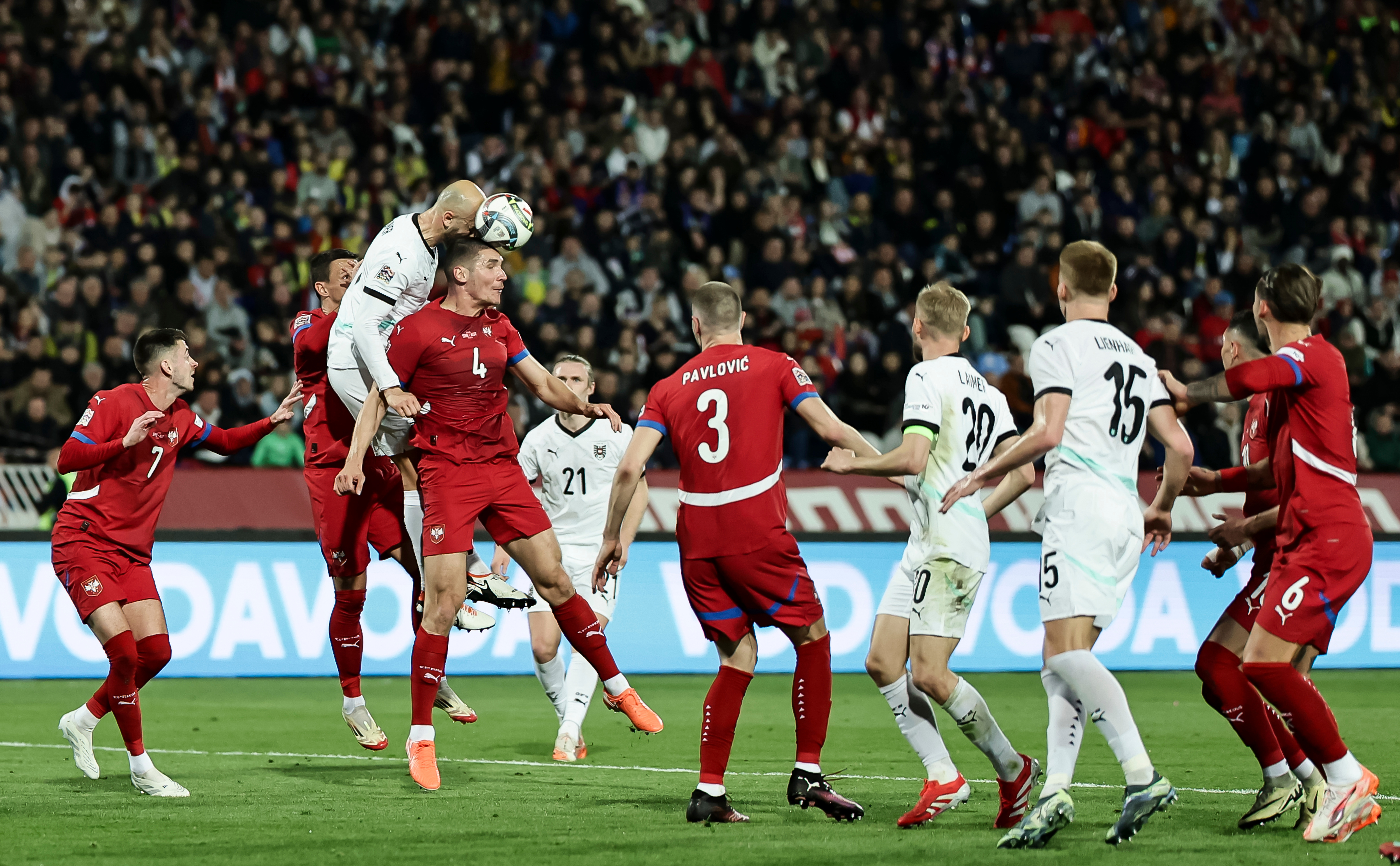 Serbia v Austria - UEFA Nations League 2024/25 League A/B Play-offs Second Leg
