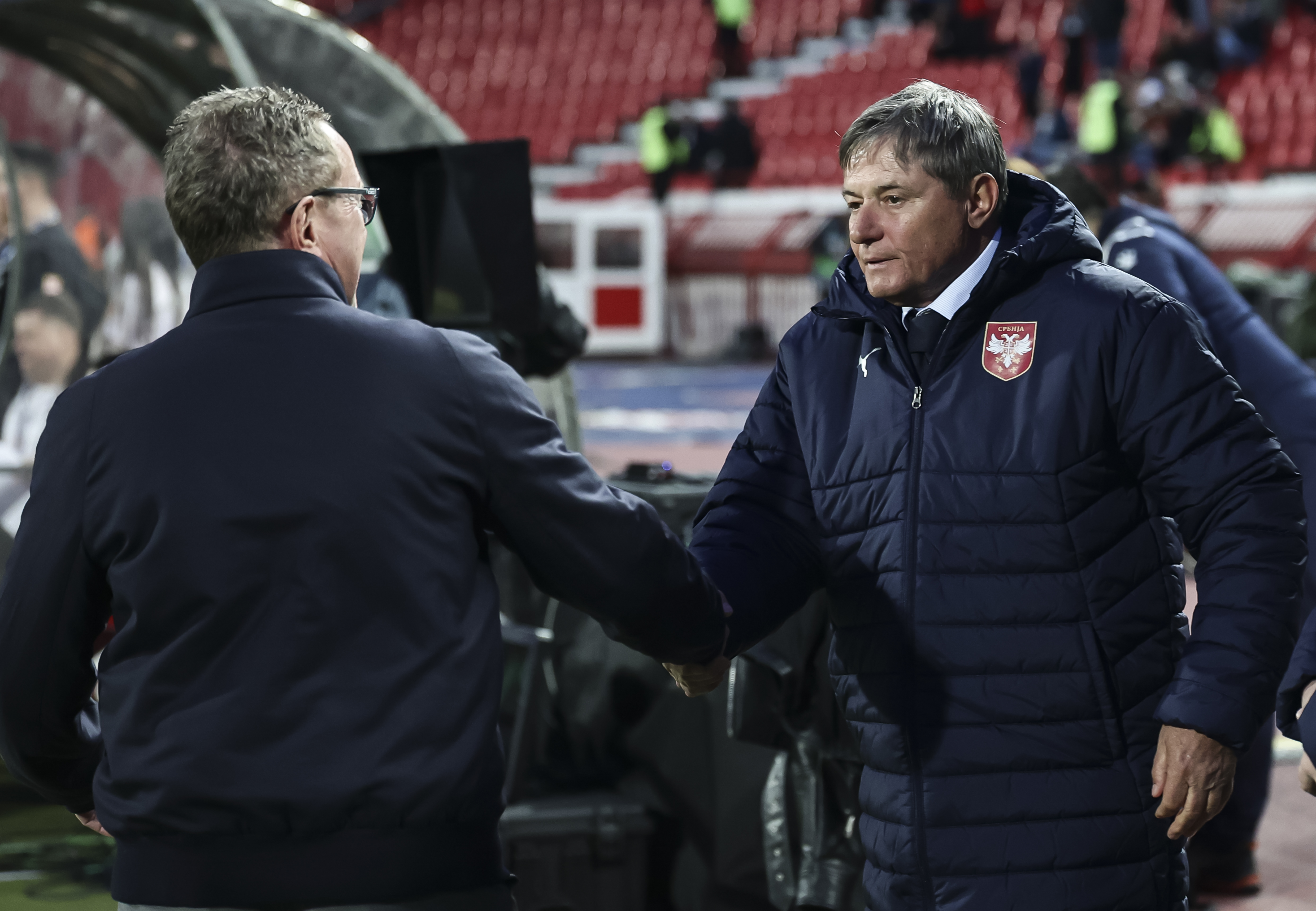 during the UEFA Nations League 2024/25 League A/B Play-offs Second Leg match between Serbia and Austria at Stadium Rajko Mitic on March 23, 2025 in Leskovac, Serbia. (Photo by Srdjan Stevanovic/Starsport.rs ©)