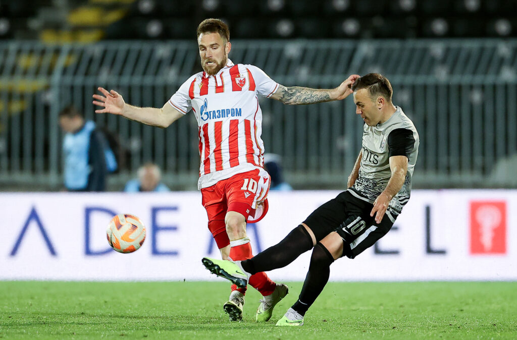 Aleksandar Katai Bibras Natho Superliga, Super Liga, Partizan - Crvena Zvezda, Derbi, Plej of, play off,
Beograd, Srbija 26.4.2023
foto: Pedja Milosavljevic/STARSPORT