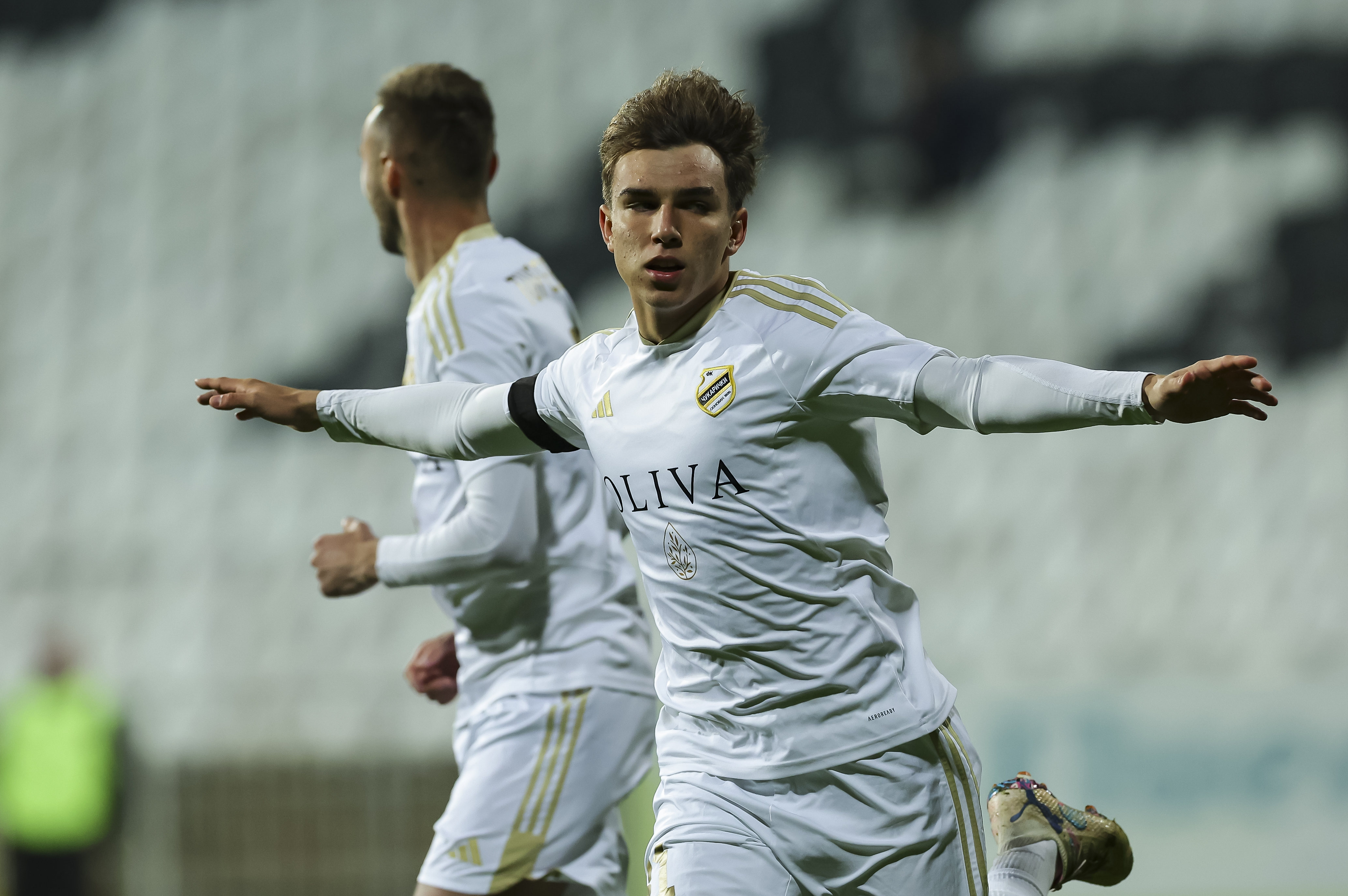 during the Mozzart Super Liga Season 2024/2025 match between FK Cukaricki and Zeleznicar Pancevo at stadium FK Cukaricki on November 04, 2024 in Beograd, Serbia. (Photo by Srdjan Stevanovic/Starsport.rs ©)