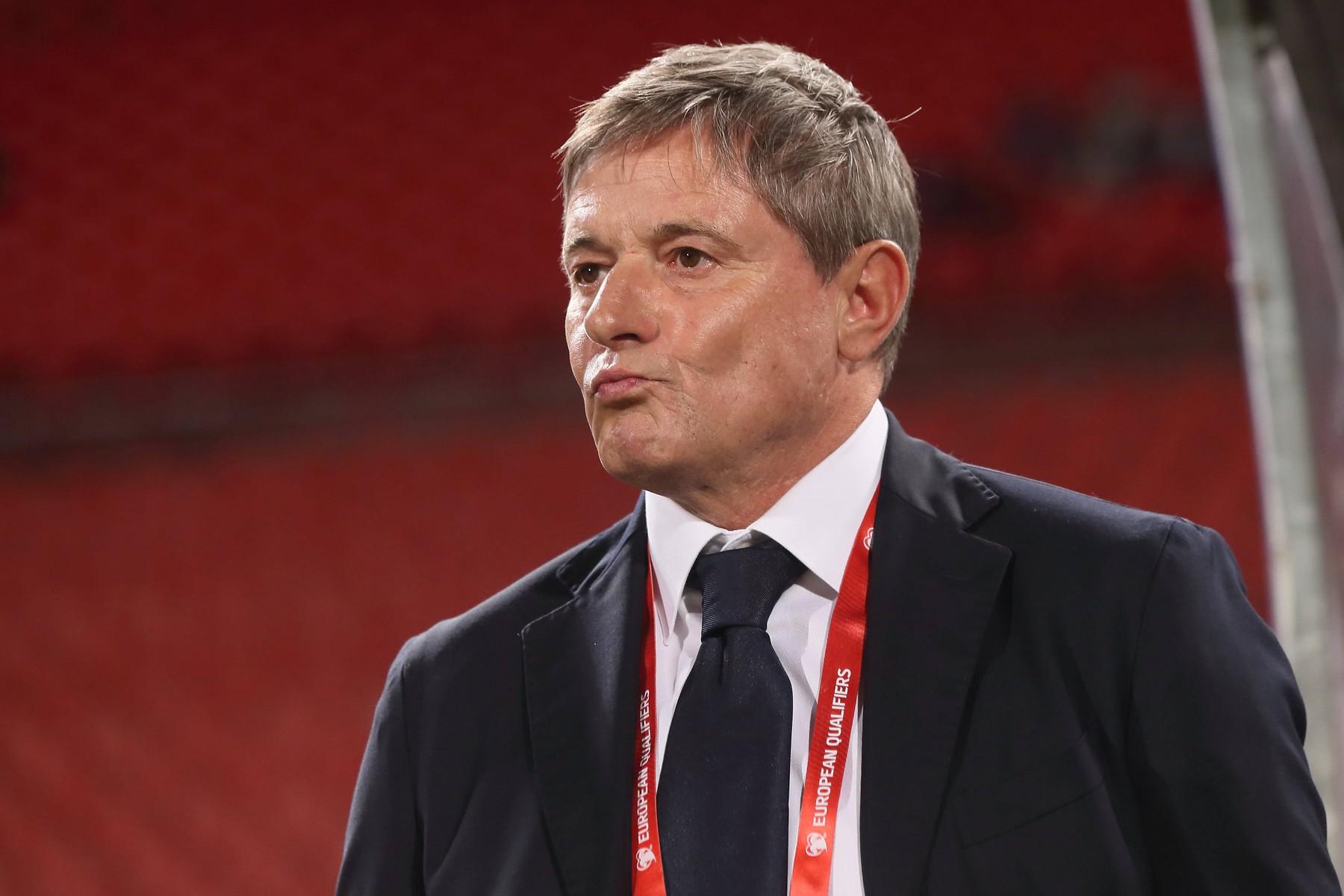 SERBIA vs HUNGARY DRAGAN STOJKOVIC PIKSI coach football Serbia vs Hungary, Uefa European qualification match, Rajko Miti