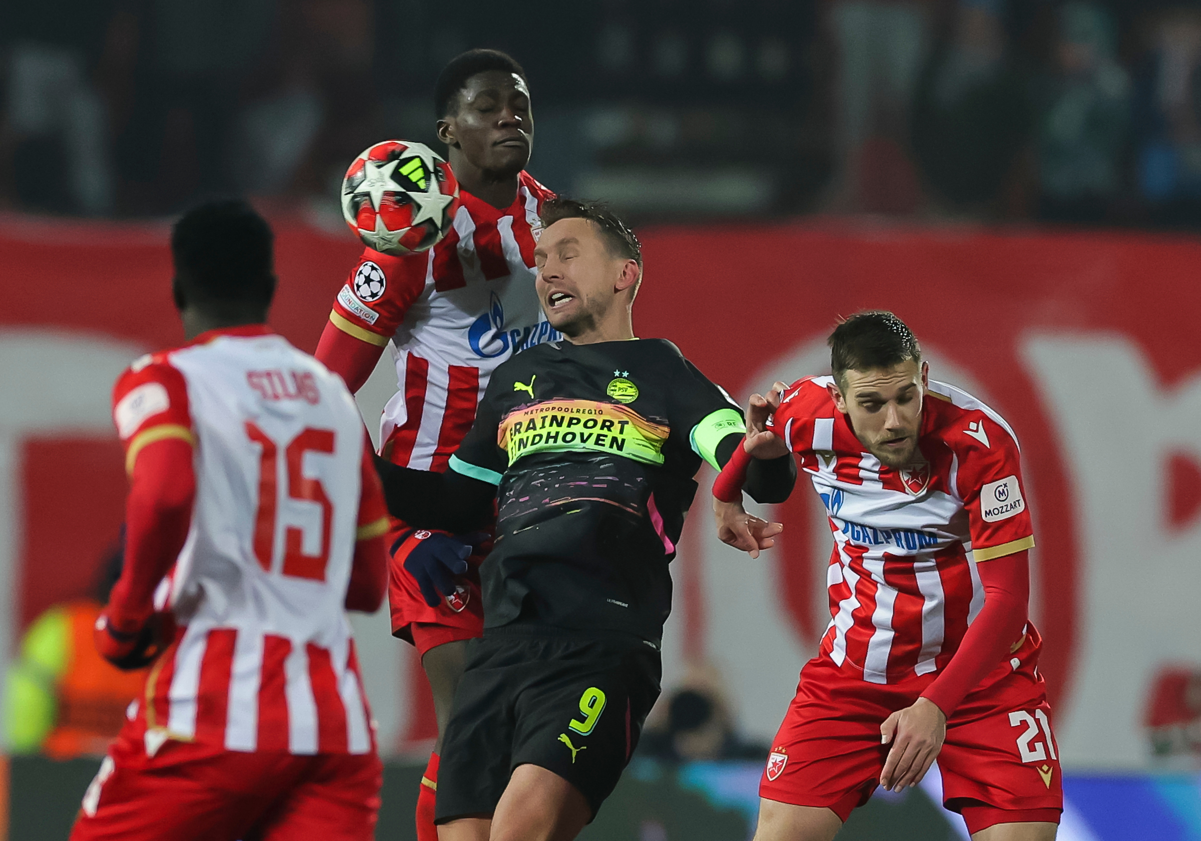 Crvena Zvezda v PSV Eindhoven - UEFA Champions League