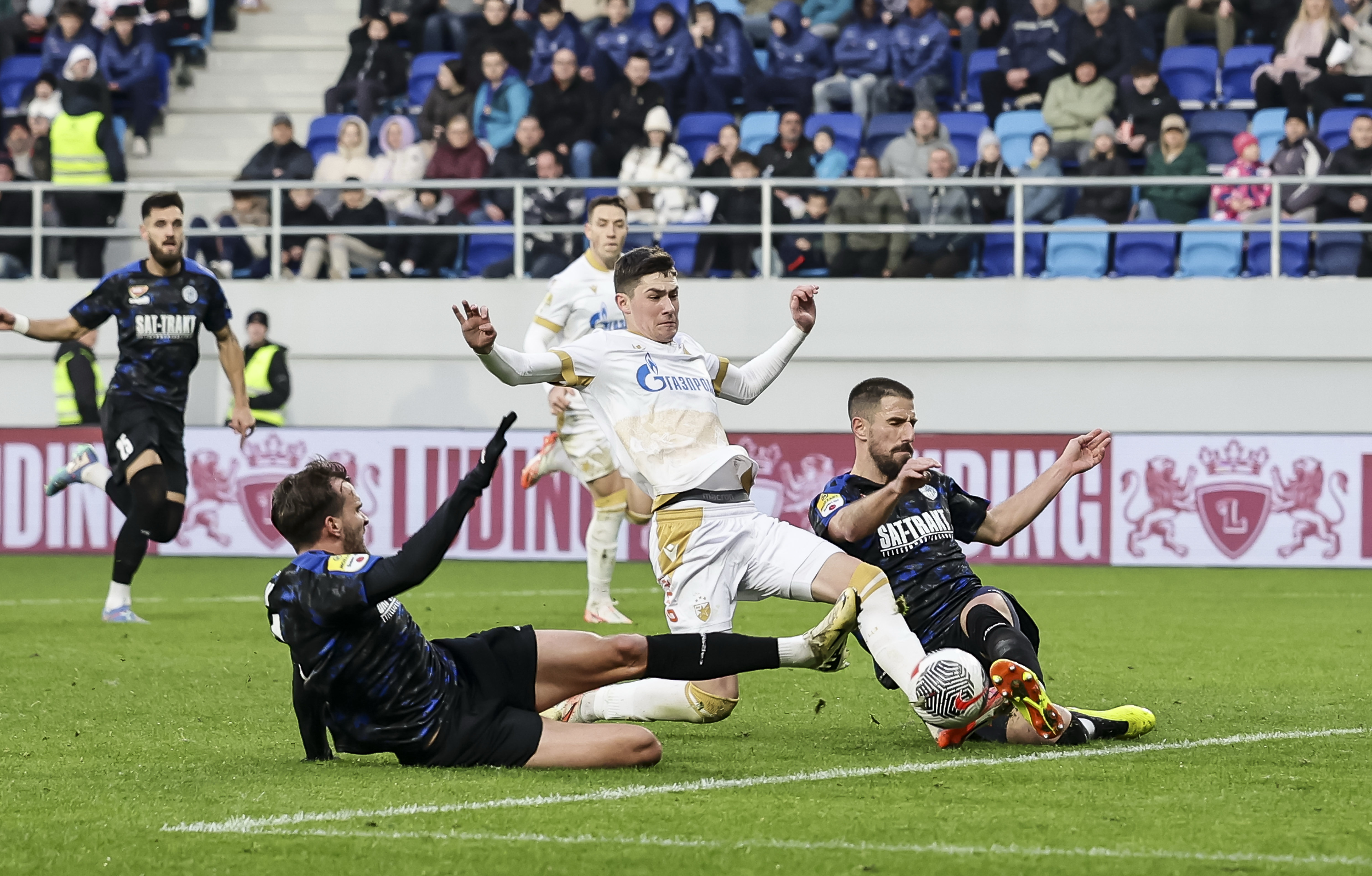 during the Mozzart Super Liga 2024/2025 match between TSC Backa Topola and Crvena Zvezda at stadium TSC Arena on February 02, 2025 in Backa Topola, Serbia. (Photo by Srdjan Stevanovic/Starsport.rs ©)