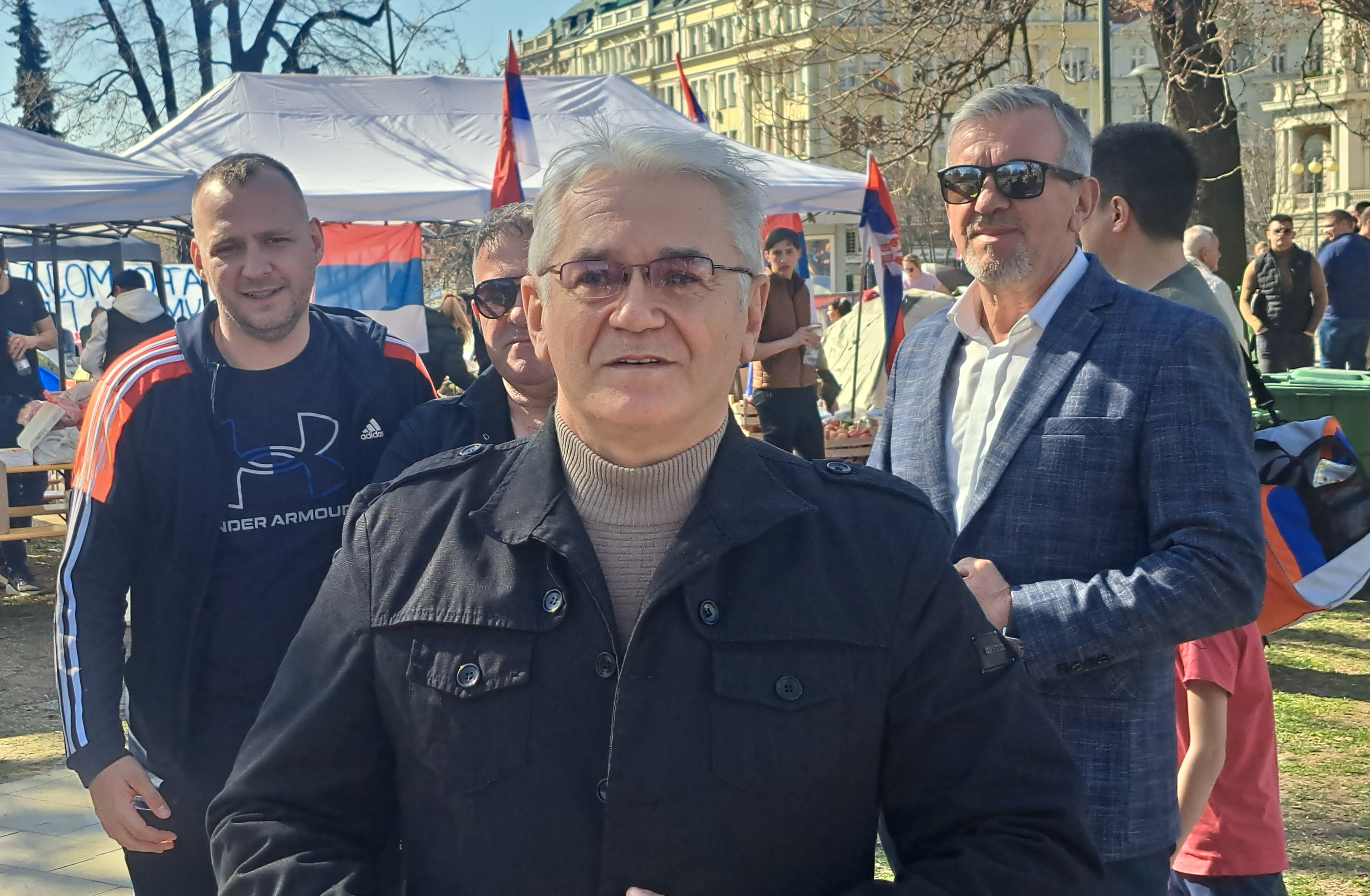 In the Pioneer Park, where the tents of the association "Students 2.