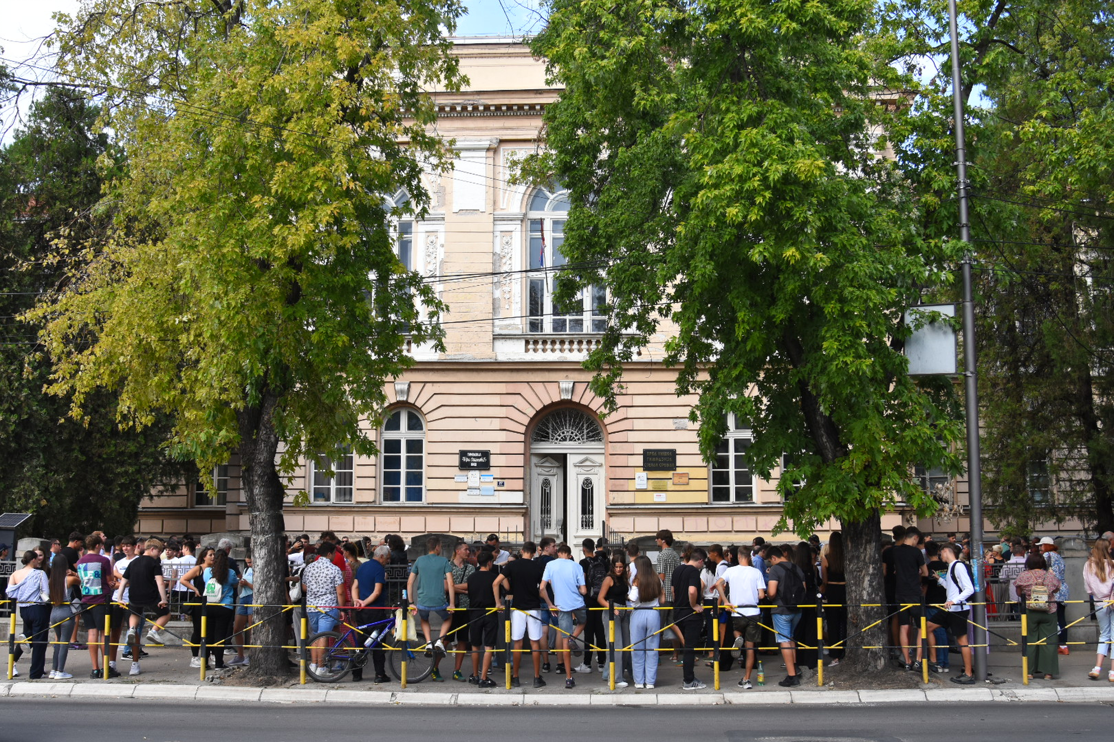 Protest of students and parents of the First Niš Gymnasium "Stevan Sremac" entitled "Let's Free Sremac", due to the pressure and retaliation they have been suffering since the beginning of the school year.