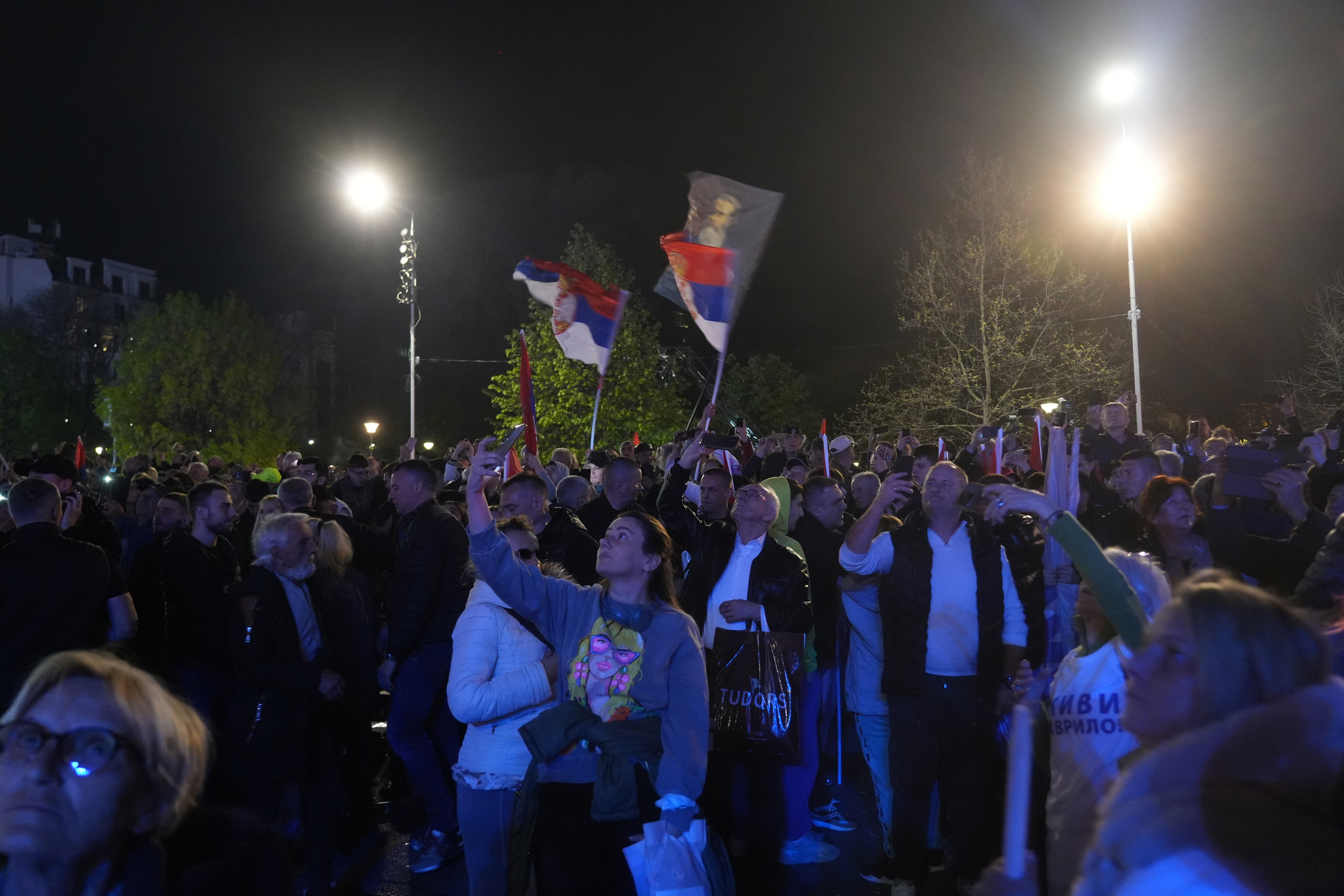 On the second day of the three-day rally of the Movement for the People and the State "We Will Not Give Up Serbia!", a rally was held in front of the National Assembly of the Republic of Serbia.