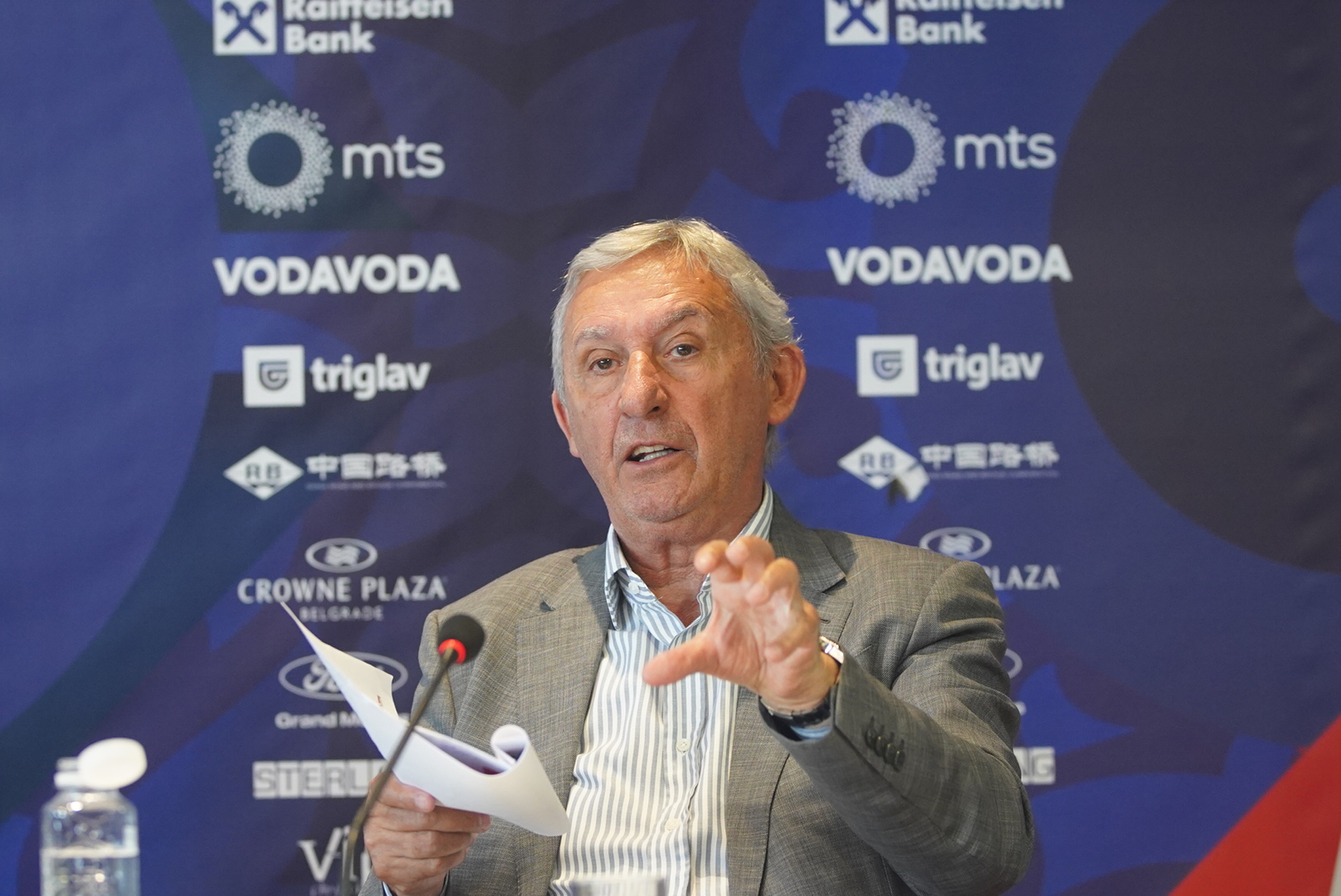 The press conference at which the Proposal for the Competition System, or the National Project for the Development and Stabilization of Serbian Basketball, was presented was held at the House of Basketball.