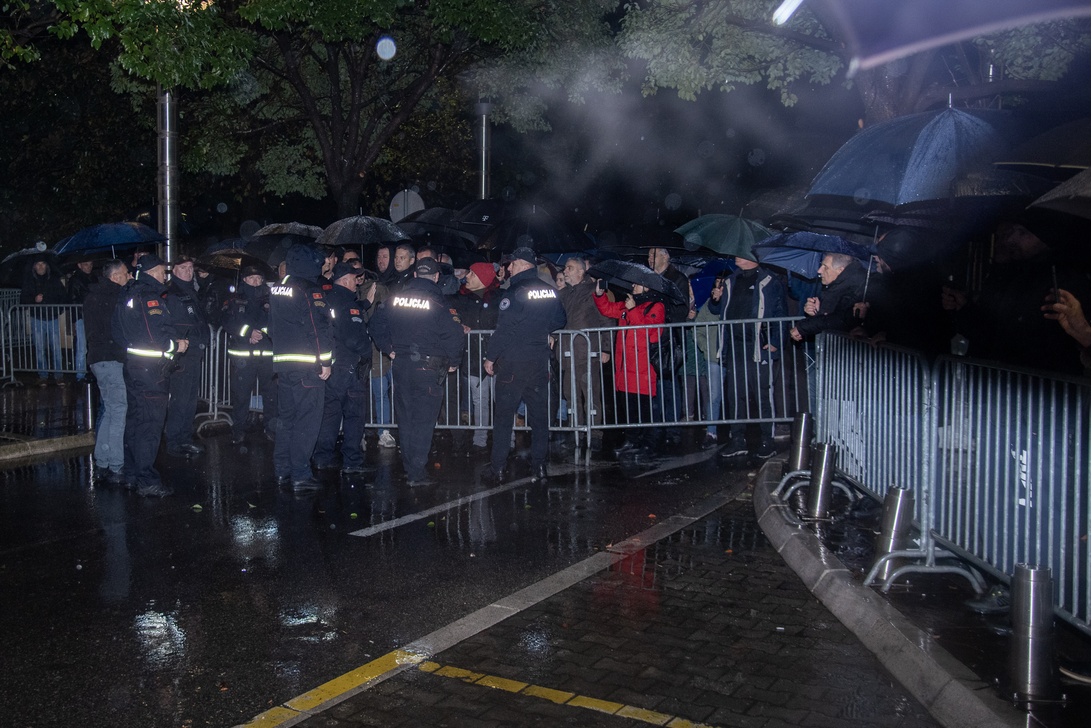 The citizens of Podgorica gathered in front of the Government of Montenegro building to protest the tragedy that occurred on January 1 in Cetinje.