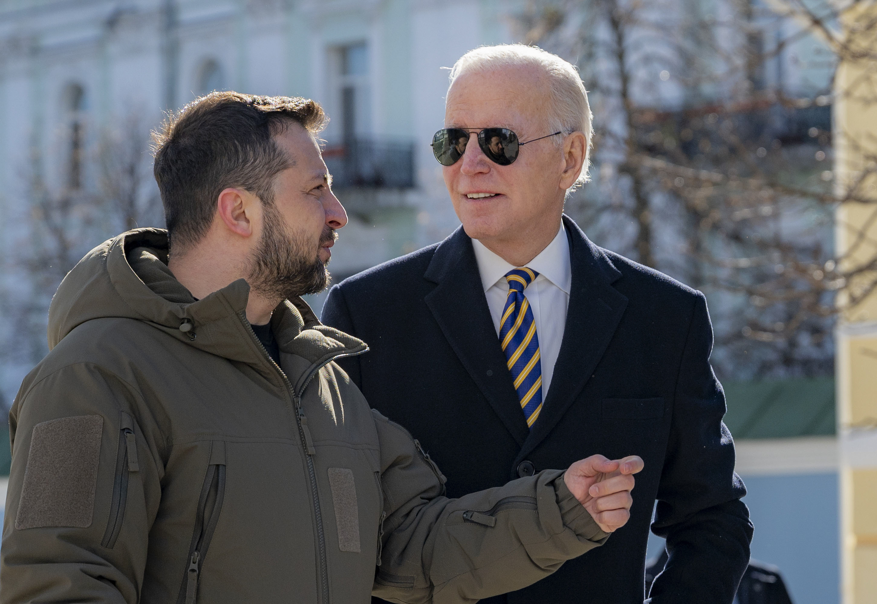 US President Biden meets Ukraine's President Zelensky in Kyiv