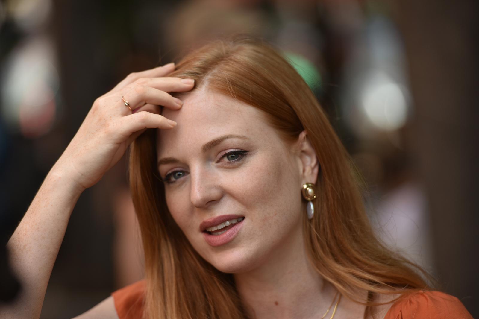 13.07.2019., Pula - Tiskovna konferencija ekipe filma General s kojim se veceras svecano otvara 65.Pulski filmski festival. Natasa Janjic."nPhoto: Dusko Marusic /PIXSELL