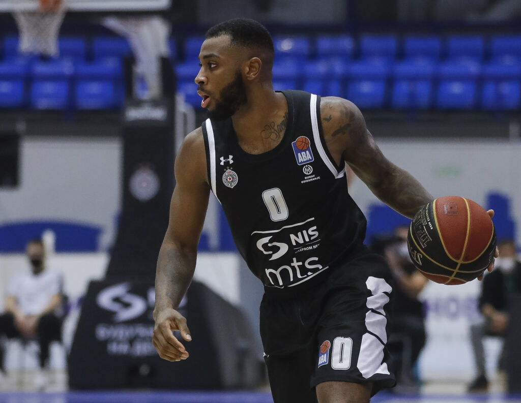 Kosarka Basketball ABA season 2020-2021
Partizan v Cedevita Olimpija
Codi Miller-Mcintyre
Beograd, 25.10.2020.
foto: Miroslav Todorovic/Starsport.rs ©