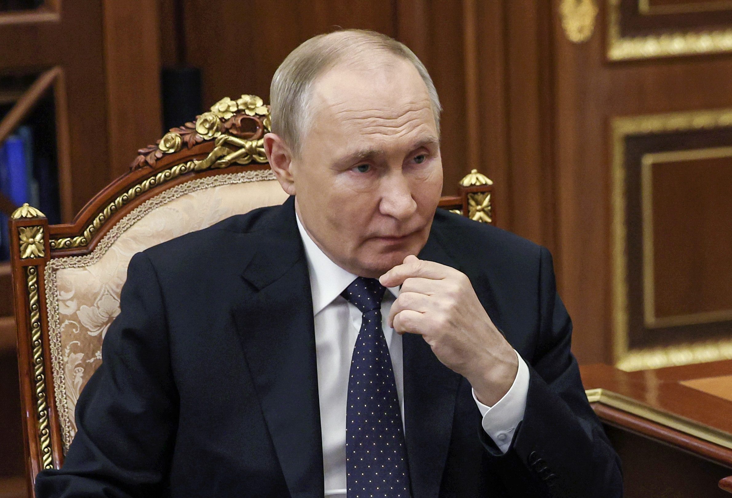 Russian President Putin meets Federal Taxation Service Head Yegorov in Moscow