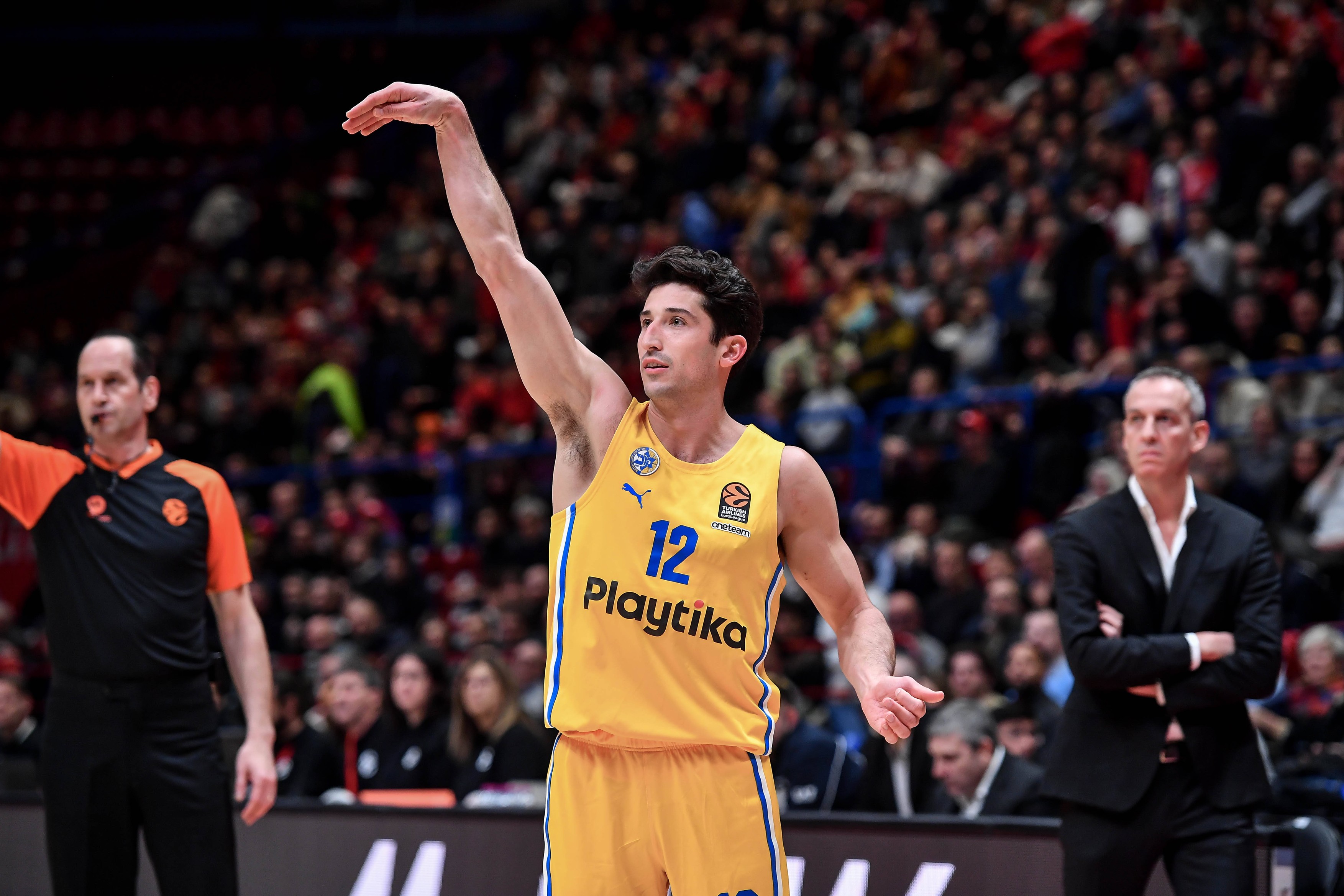 John Dibartolomeo EA7 Emporio Armani Olimpia Milano - Maccabi Playtika Tel Aviv Turkish Airlines Euroleague 2024-25 Mila