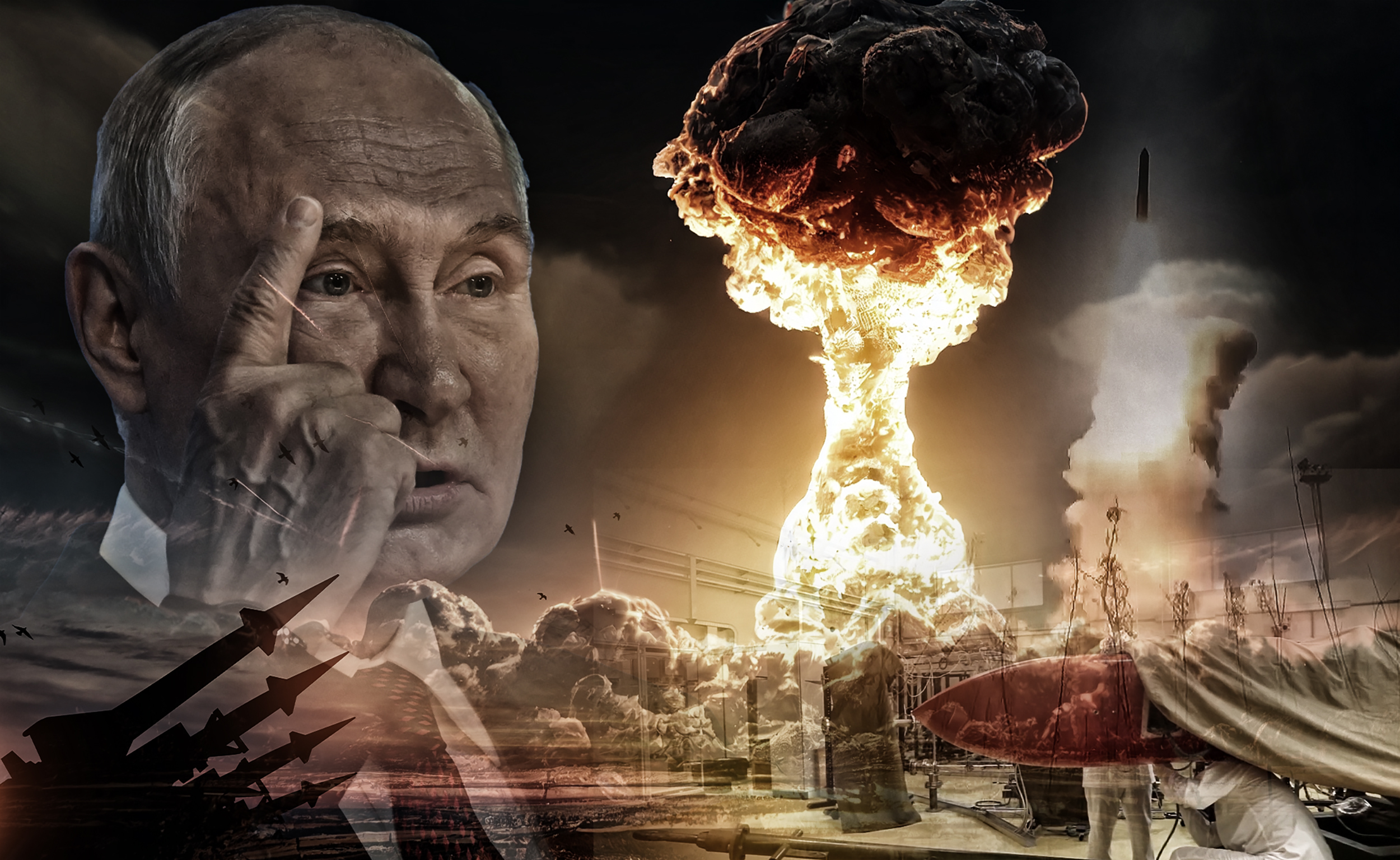 Explosion,Of,Nuclear,Bomb.,End,Of,World,Illustration.,Nuclear,War