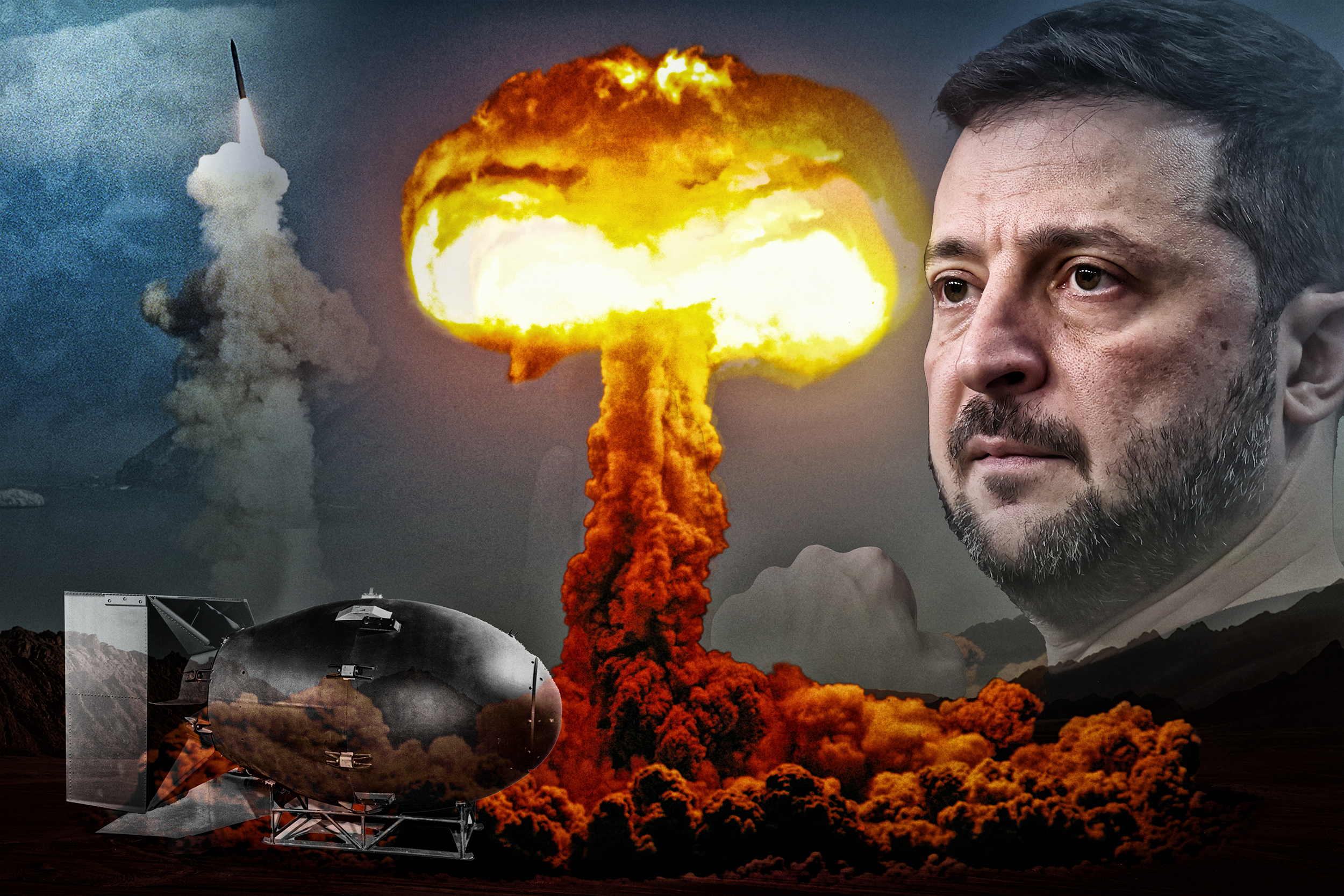 Fat man bomba  zelenski i nuklearna eksplozija