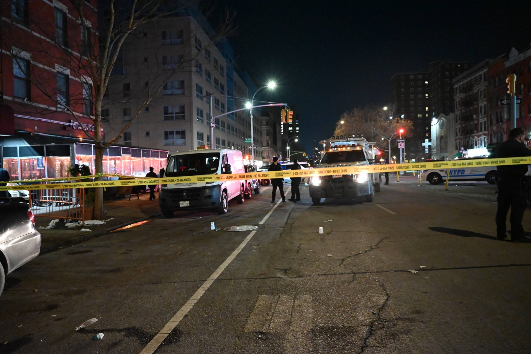 RECORD DATE NOT STATED Three People Shot In Harlem, Manhattan, New York City (NEW) Several people shot on Adam Clayton P