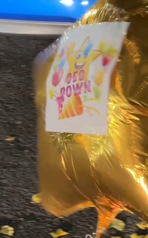 Balon na mestu ubistva Brajana Tompsona Foto: TikTok