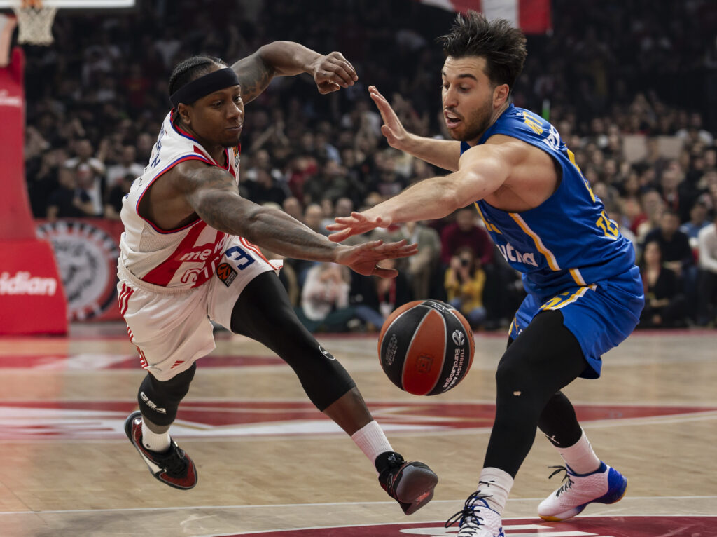 during the 2024/2025 Turkish Airlines EuroLeague match between Crvena Zvezda Meridianbet Belgrade and Maccabi at Belgrade Arena on December 20, 2024 in Belgrade, Serbia. (Photo by Srdjan Stevanovic/Starsport.rs ©)