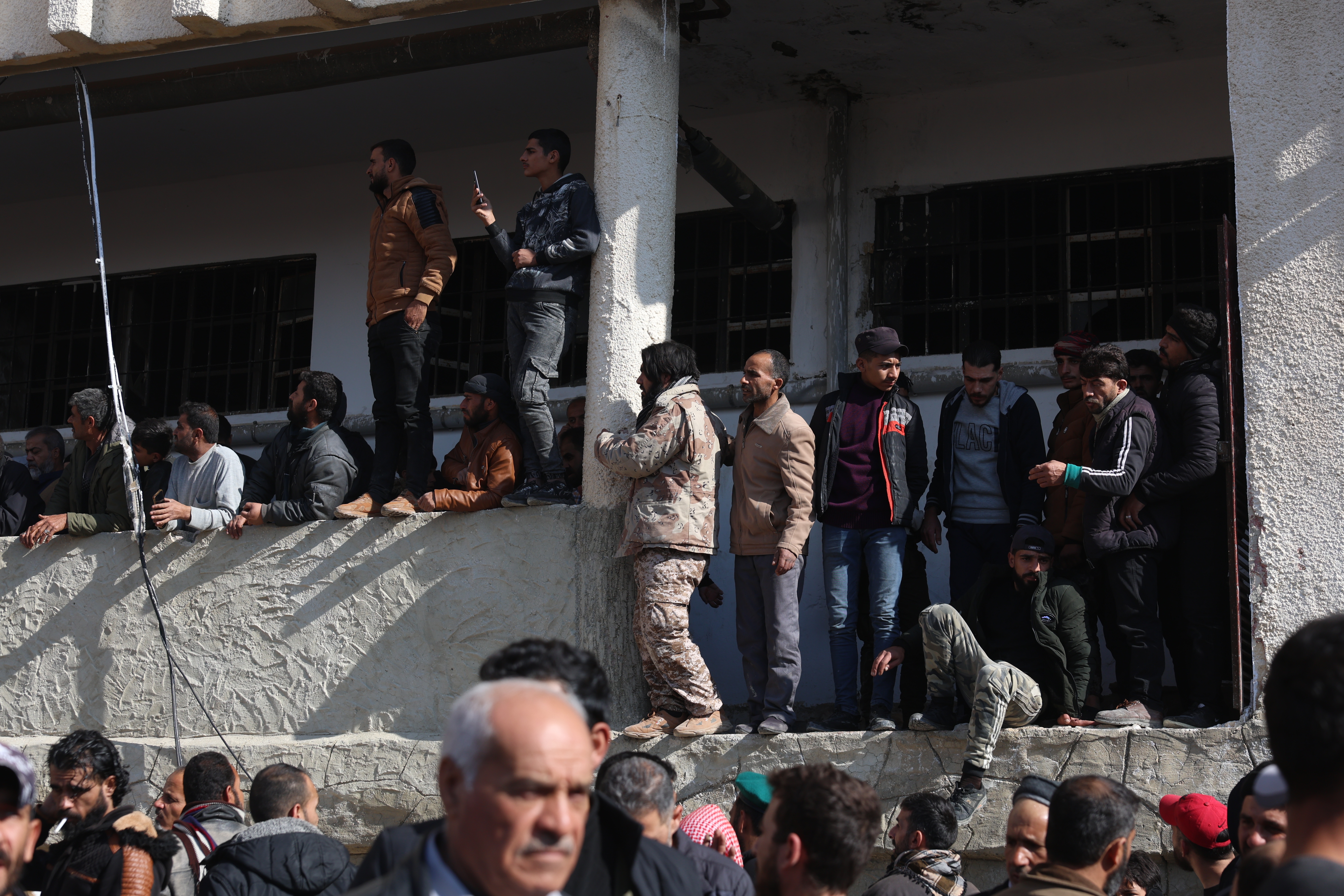 Syrians search for detainees at Sednaya prison after rebel takeover of Damascus