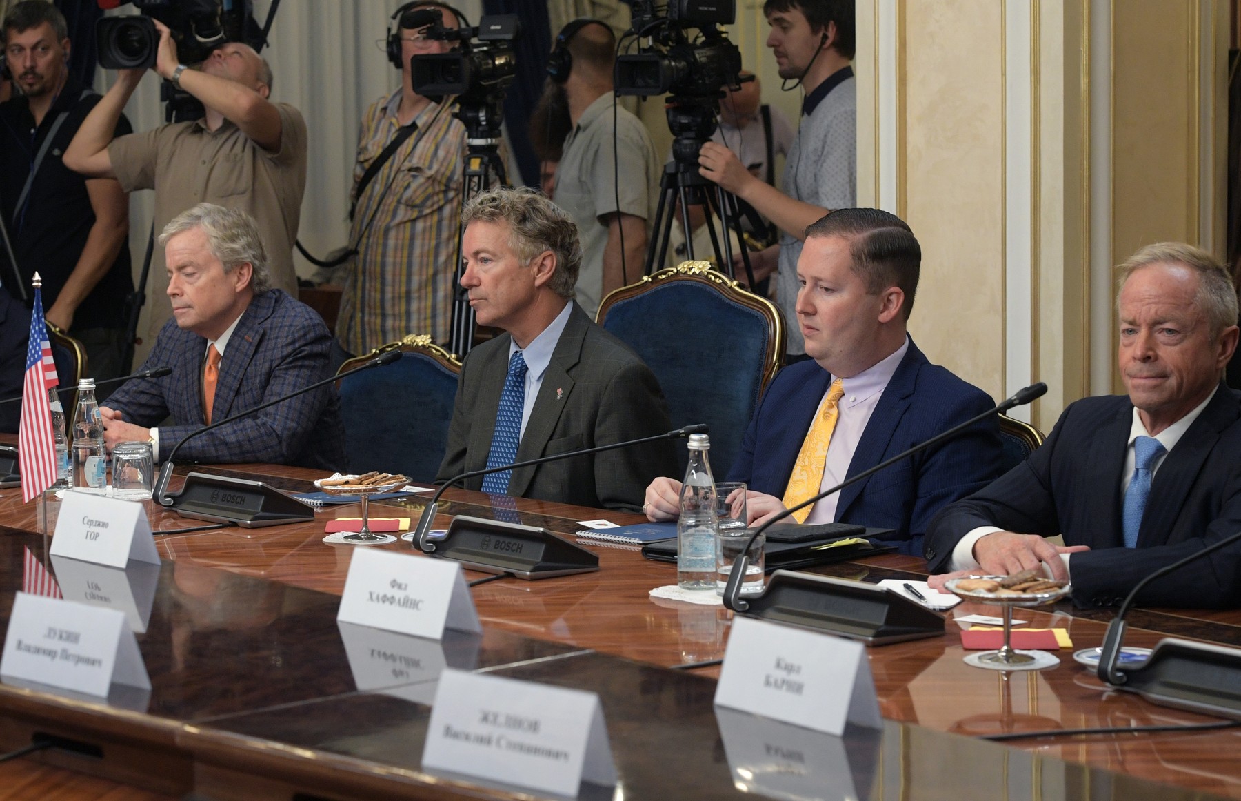 Federation Council Committee on Foreign Affairs Konstantin Kosachev meets with US Senator Rand Paul