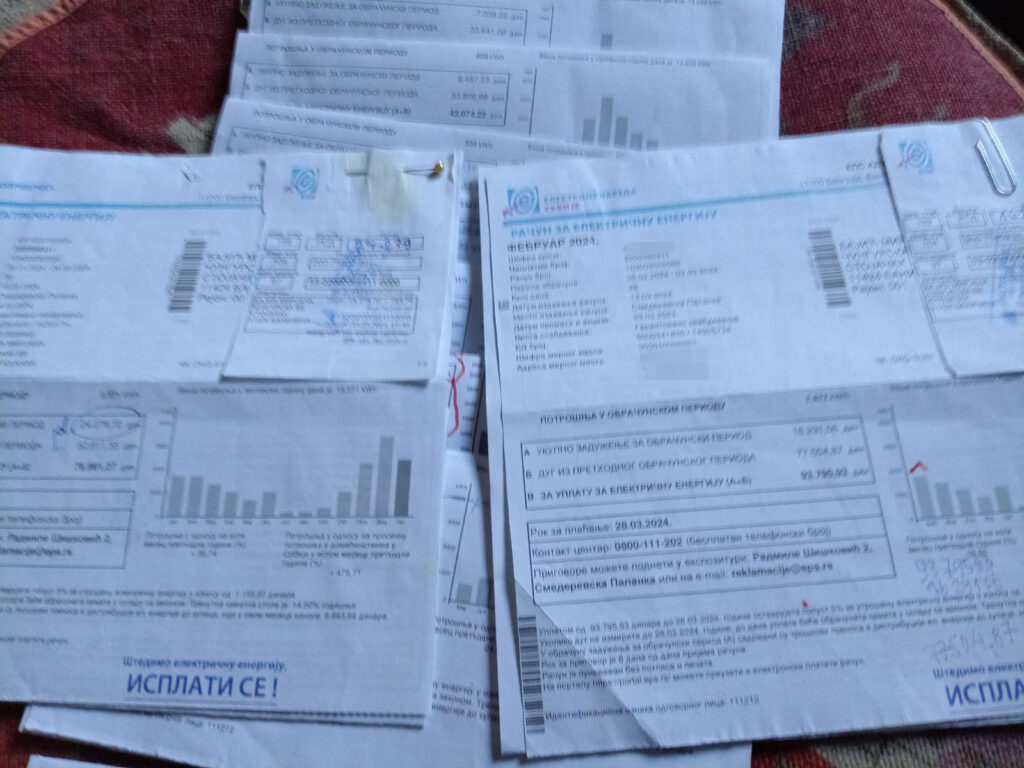 Mira Premiski iz Smederevske Palanke i visoki računi za struju