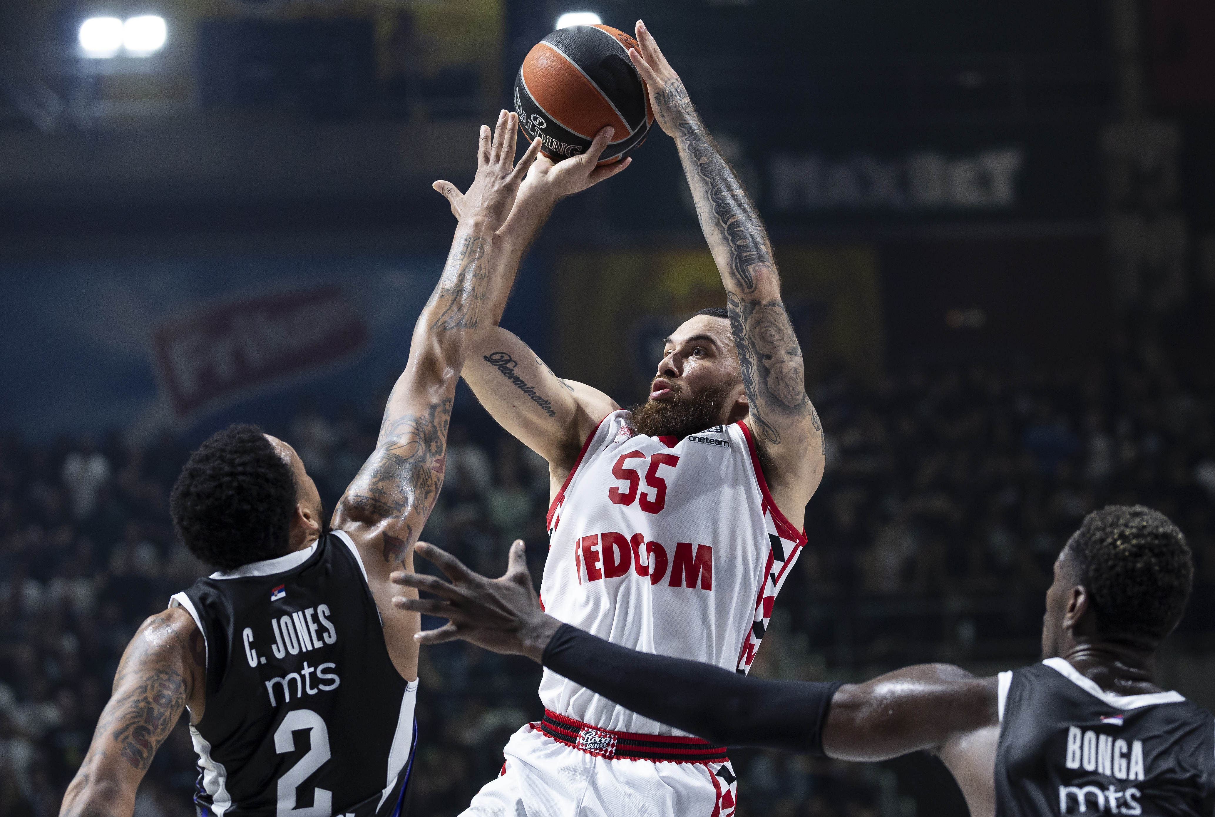 during the 2024/2025 Turkish Airlines EuroLeague Round 6 match between Maccabi Playtika Tel Aviv v Real Madrid - Turkish Airlines EuroLeague at Aleksandar Nikolic Hall on October 30, 2024 in Belgrade, Serbia. (Photo by Srdjan Stevanovic/Starsport.rs ©)