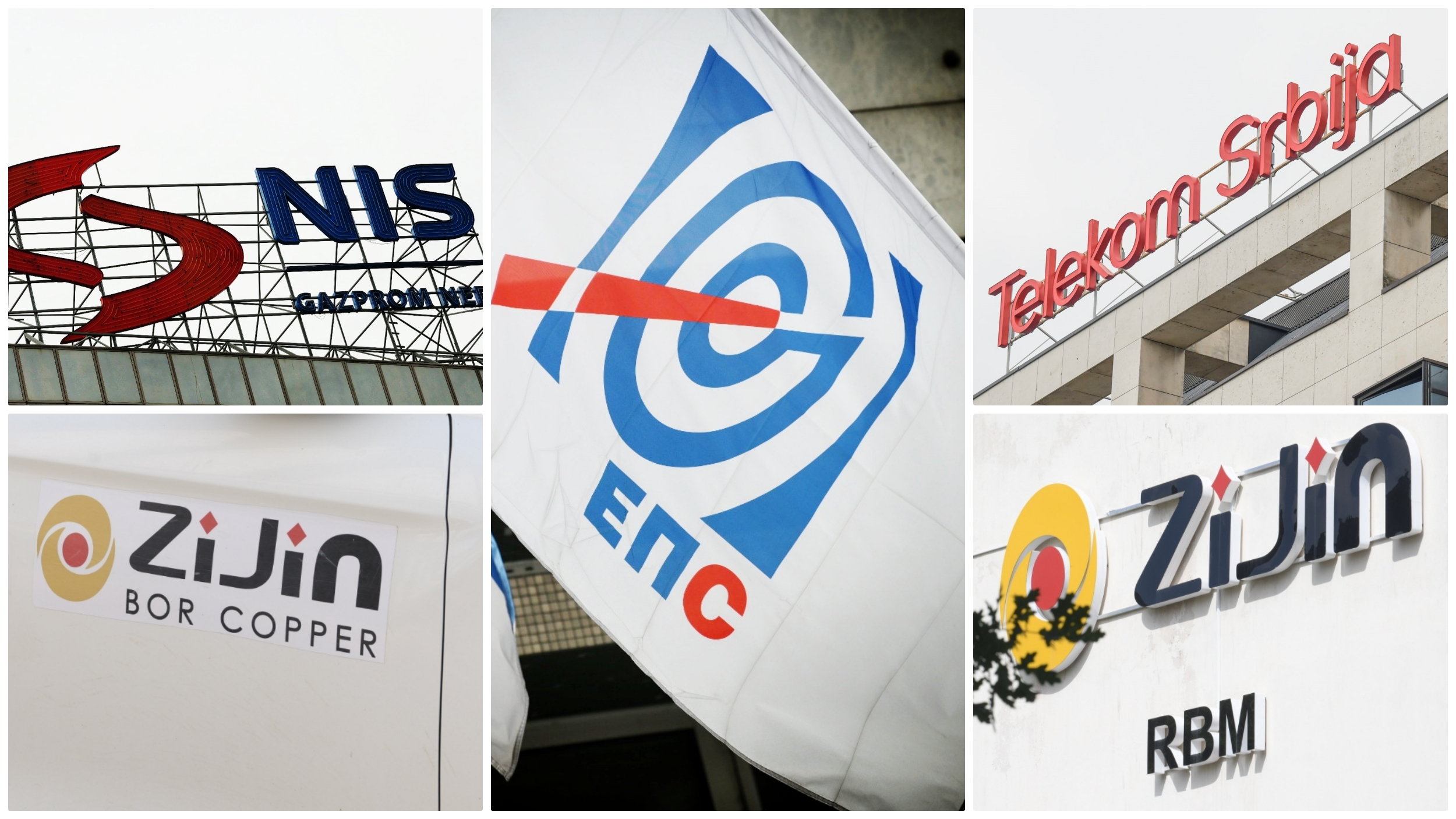 lista najuspešnijih preduzeća u Srbiji   EPS,Serbia Zijin Mining d.o.o Bor,Naftna industrija Srbije , Telekom Srbija , Serbia Zijin Copper d.o.o Bor