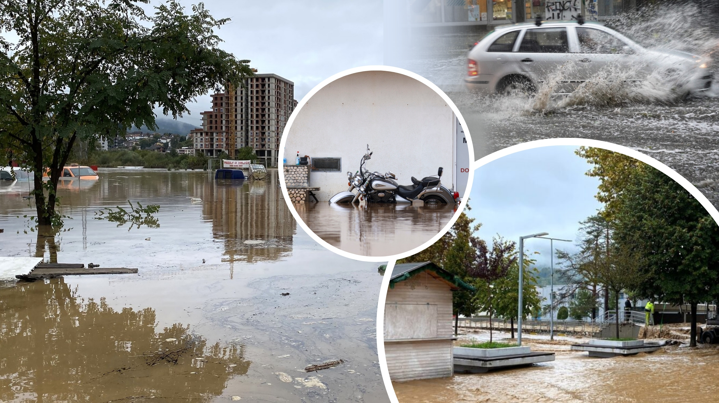Kombo, poplave