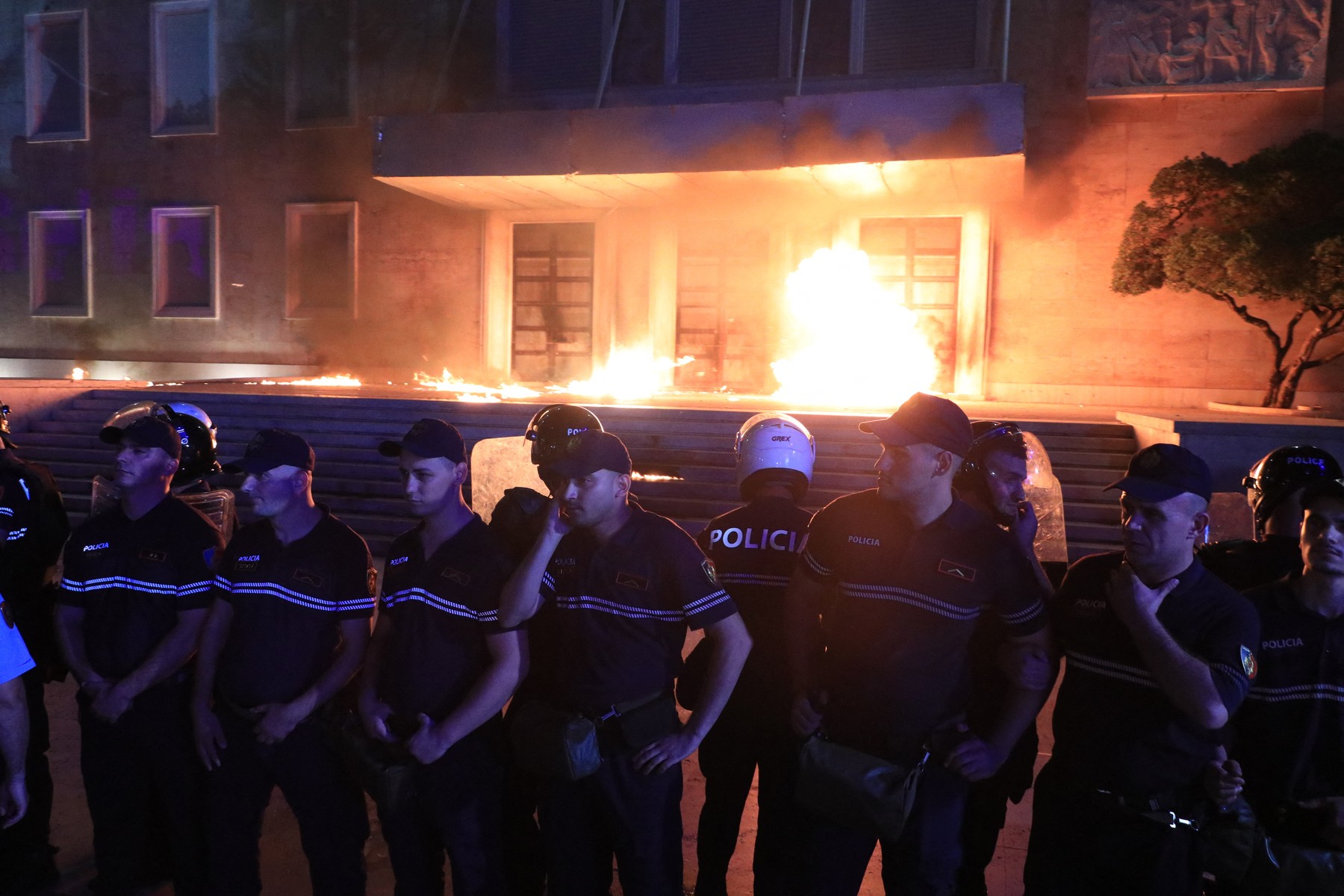Anti-government protest in Albania