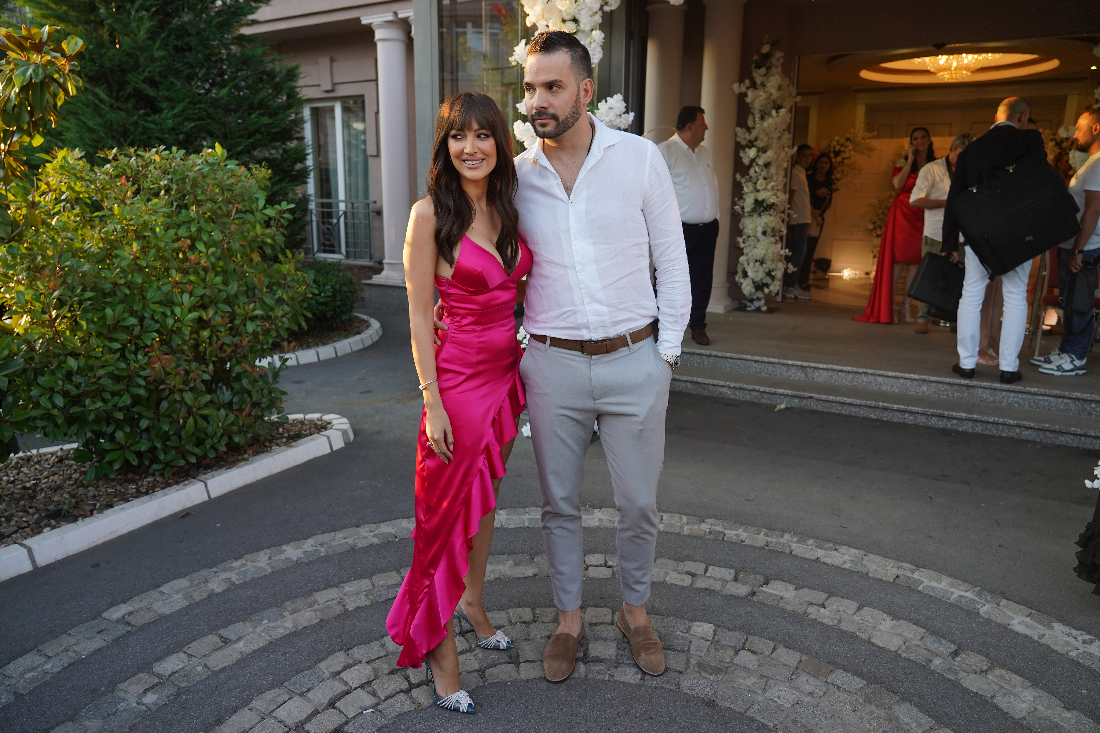 Wedding festivities on the occasion of the red wedding of Milos Trajkovic, the eldest son of Radisa Trajkovic, and Nina (Jezdimirovic) Trajkovic were organized at the Majdan Hotel.