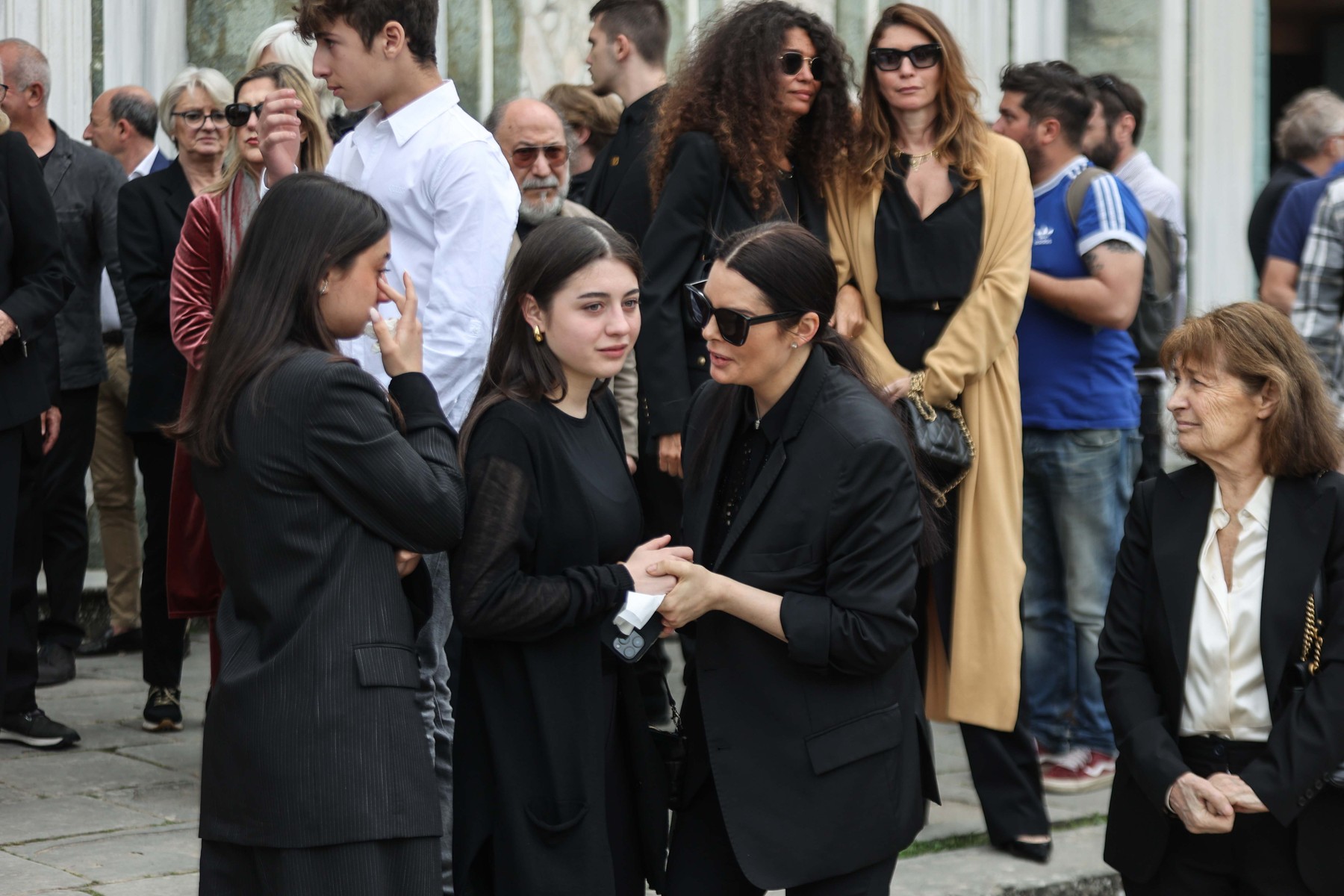 Italy, Florence: The funeral of the Italian designer Roberto Cavalli