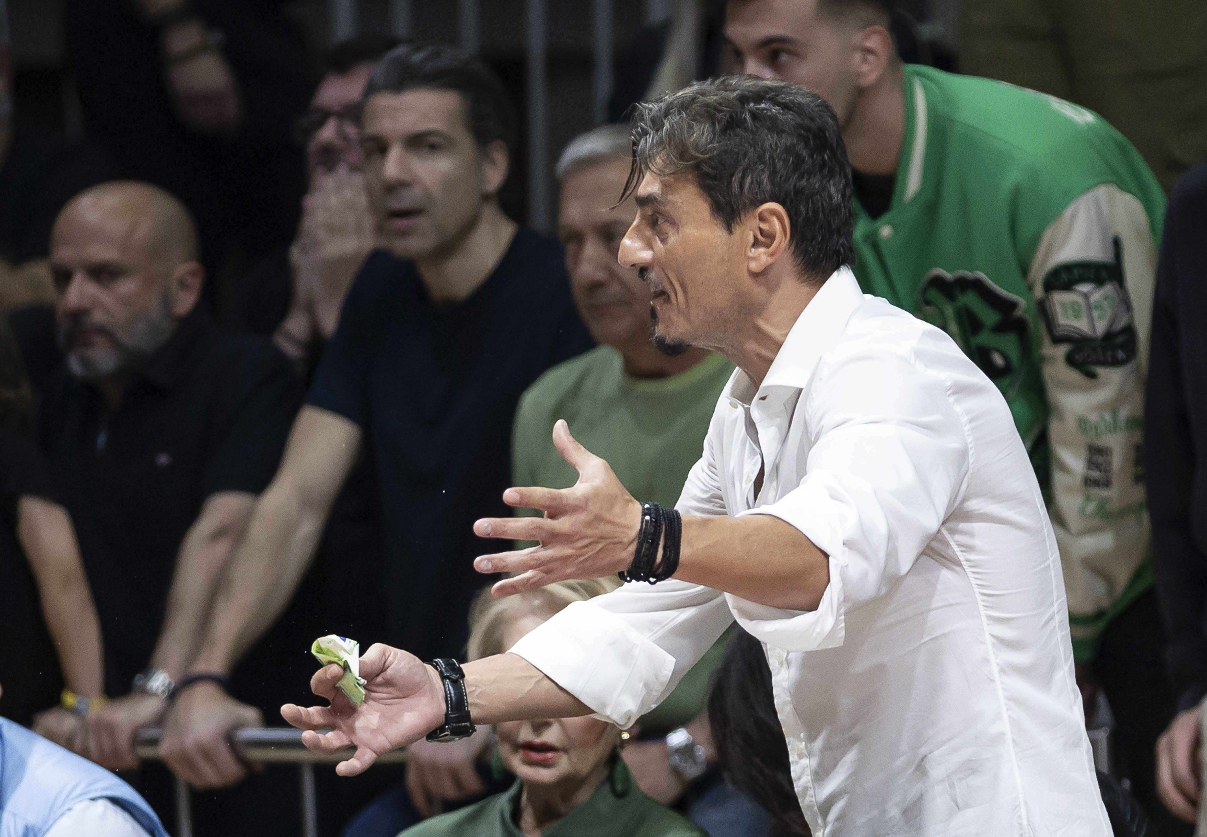 during the 2023/2024 Turkish Airlines EuroLeague Play Off Game 3 between Maccabi Tel Aviv v Panathinaikos Athens at Aleksandar Nikolic Hall on April 30, 2024 in Belgrade, Serbia. (Photo by Srdjan Stevanovic/Starsport.rs ©)
