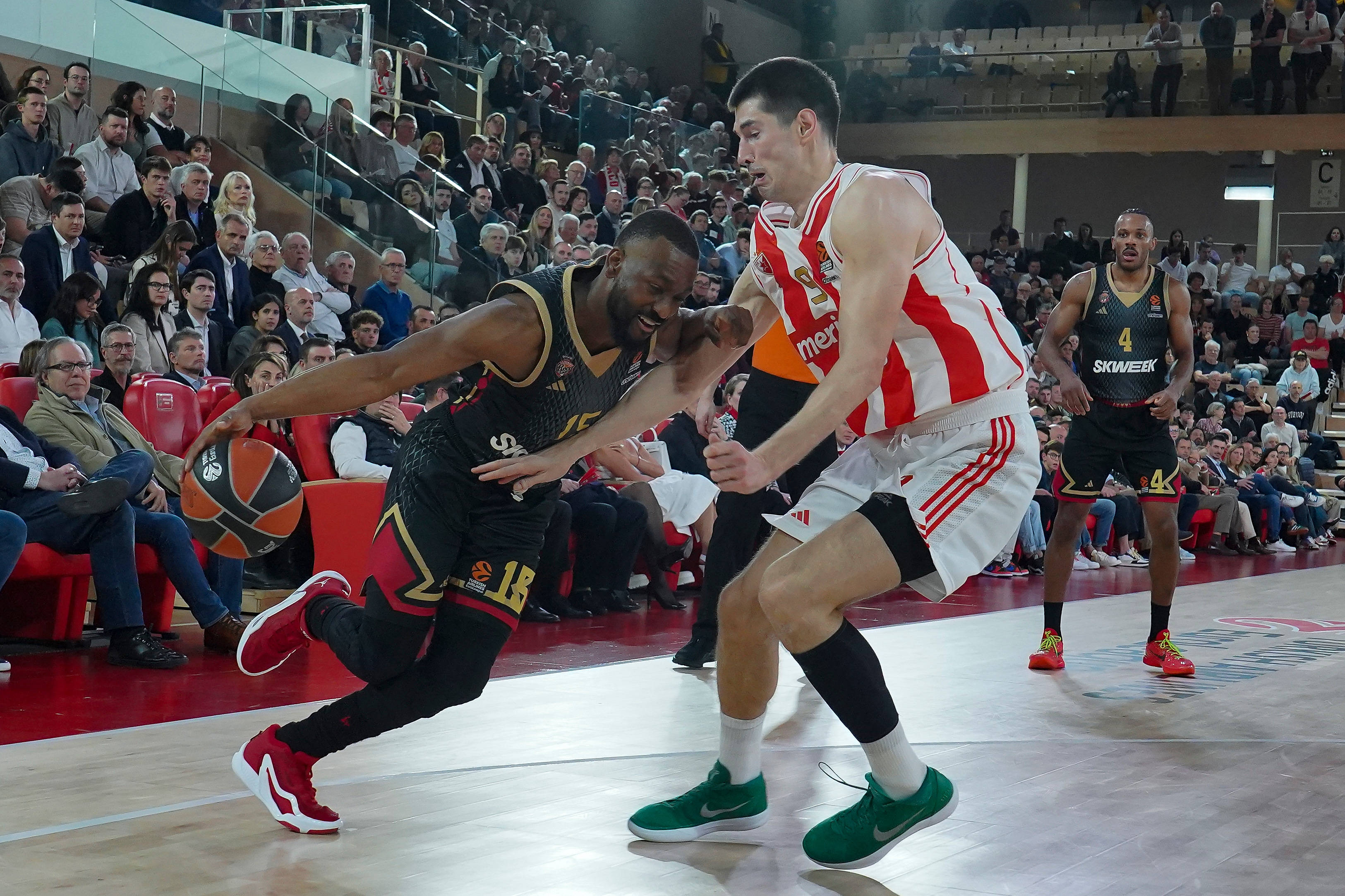 Kemba Walker (AS Monaco) BASKETBALL : AS Monaco vs Etoile Rouge de Belgrade - Euroleague - Monaco - 07/11/2024 NorbertSc