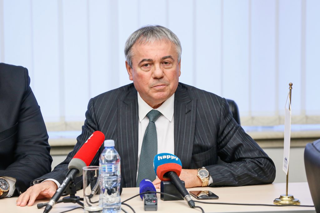 Beograd 28.11.2019. Mica Jovanovic, bivsi vlasnik Megatrend univerziteta, prodaja Megatrenda, konferencija za novinare povodom prodaje Megatrend Univerziteta RAS Foto Goran Srdanov