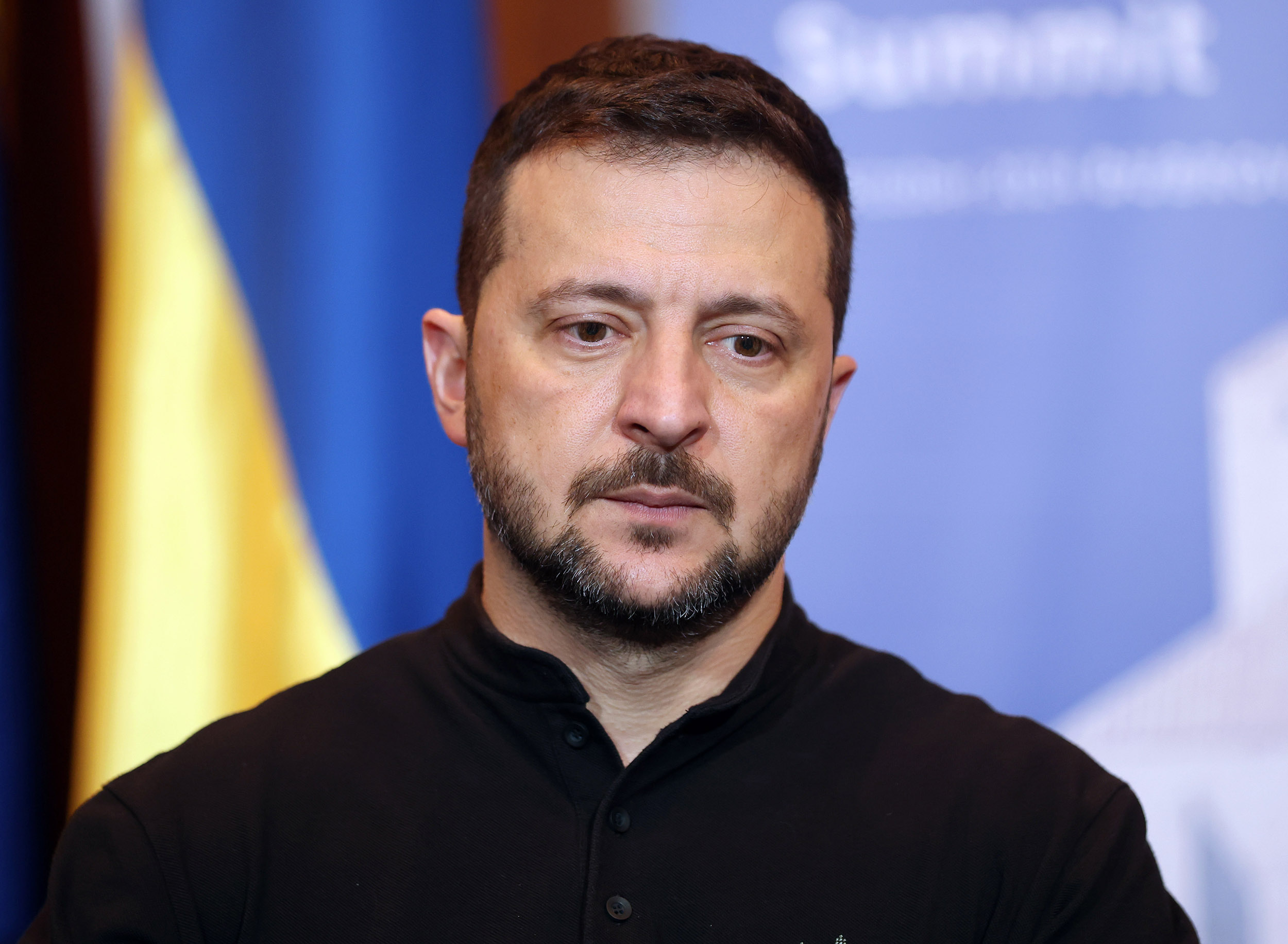 Dubrovnik, 9. oktobra 2024 - Ukrajinski predsednik Volodimir Zelenski i hrvatski premijer Andrej Plenković potpisali su danas u Dubrovniku  bilateralni Sporazum o dugoročnoj saradnji i podršci Hrvatske Ukrajini. FOTO TANJUG/ FOTO HINA/ DAMIR SENČAR/bs