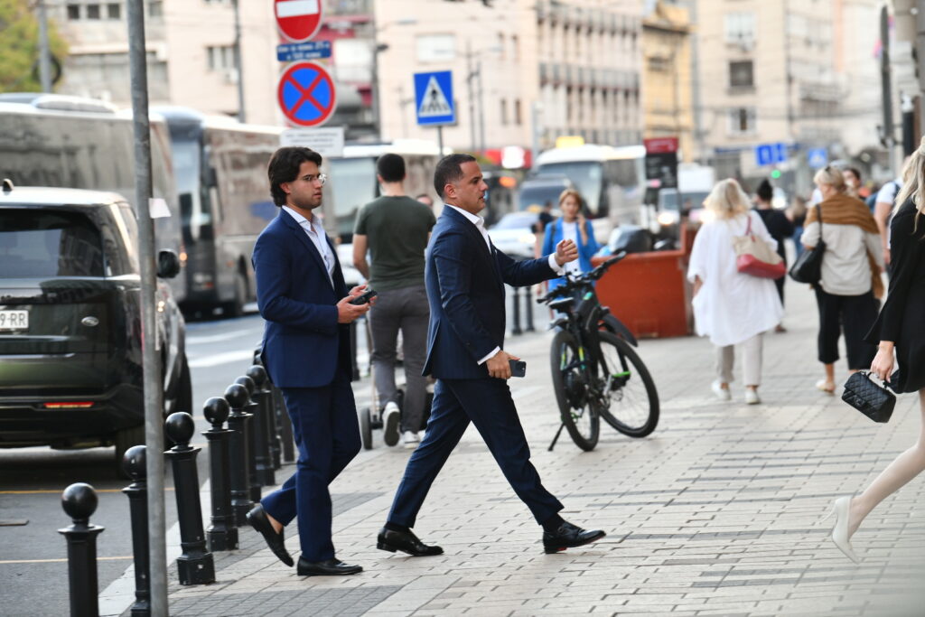 Beograd 23.09.2024 Square Nine Hotel večera donald tramp junior sa biznismenima iz srbije