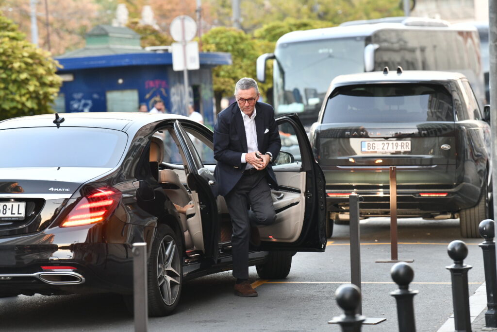 Vojin lazarević Beograd 23.09.2024 Square Nine Hotel večera donald tramp junior sa biznismenima iz srbije
