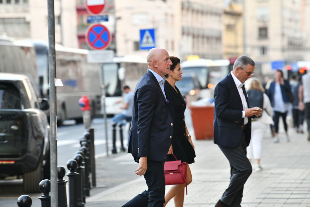 Slavko Carić  Beograd 23.09.2024 Square Nine Hotel večera donald tramp junior sa biznismenima iz srbije