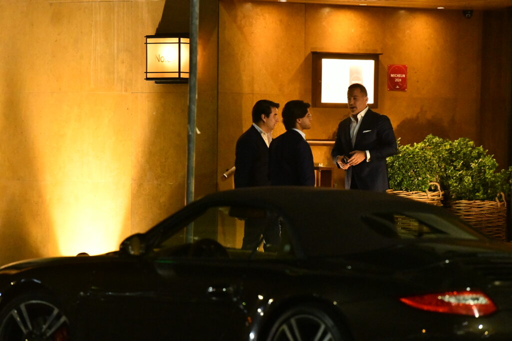 Beograd 23.09.2024 Square Nine Hotel večera donald tramp junior sa biznismenima iz srbije