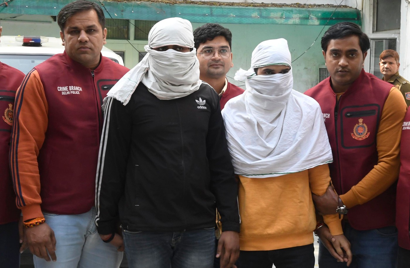 Delhi Police Arrests Two Goldy Brar-Lawrence Bishnoi Gang Shooters In Ex-Punjab MLA House Shooting, New Delhi, India - 08 Dec 2023