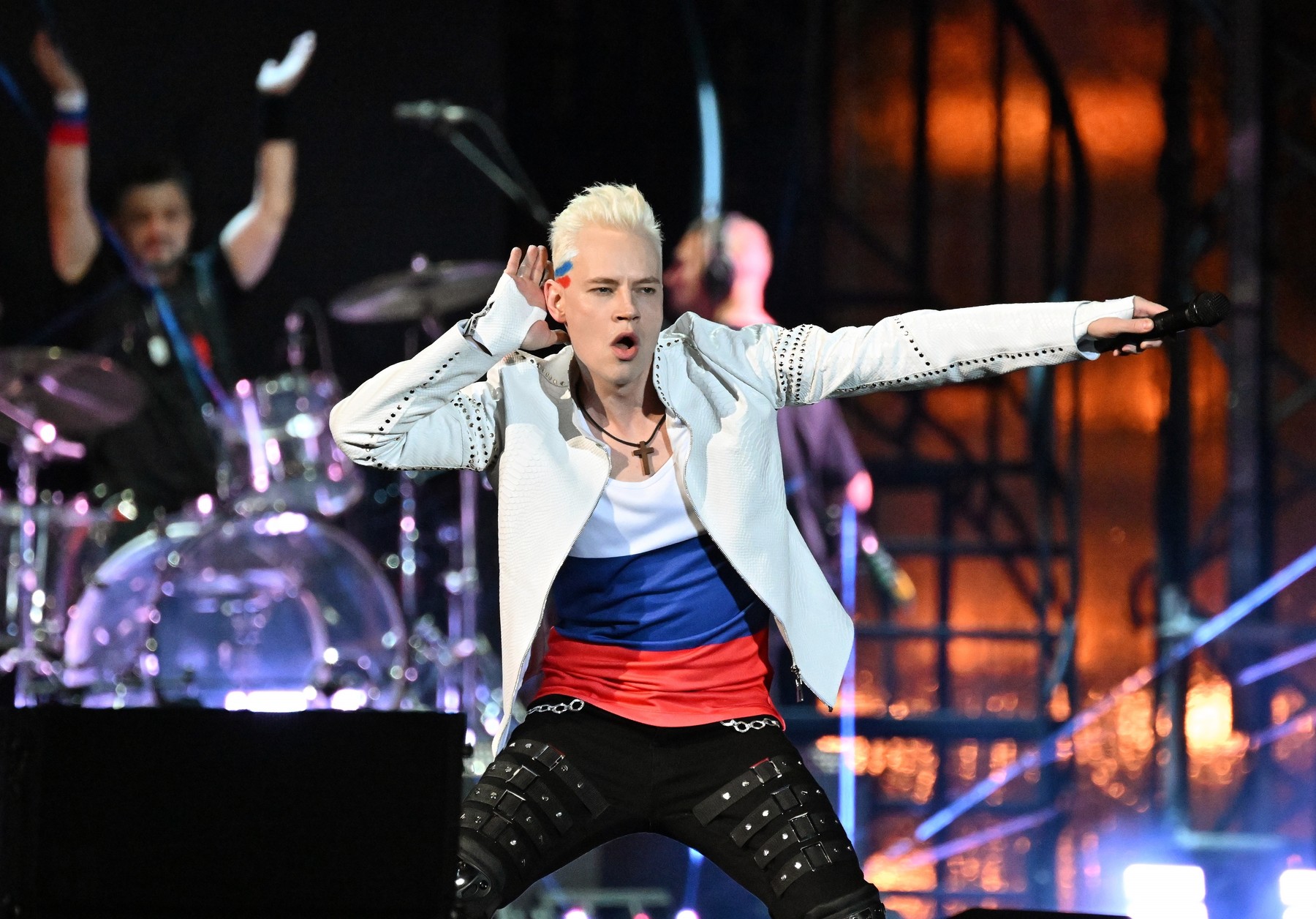 Celebrating the Day of the State Flag of Russia.