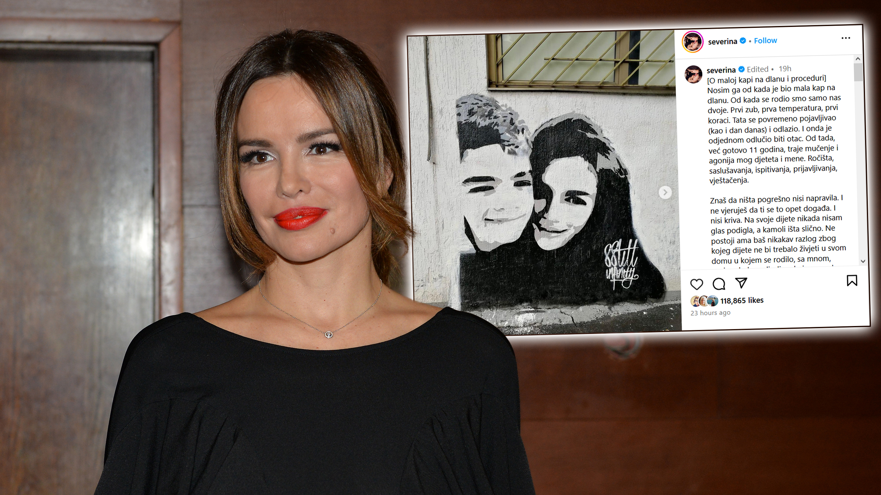 Concert of croatian singer Goran Karan held in Sava centar. Severina Kojic (ex Severina Vuckovic).Koncert hrvatskog pevaca Gorana Karana odrzan u Sava centru.