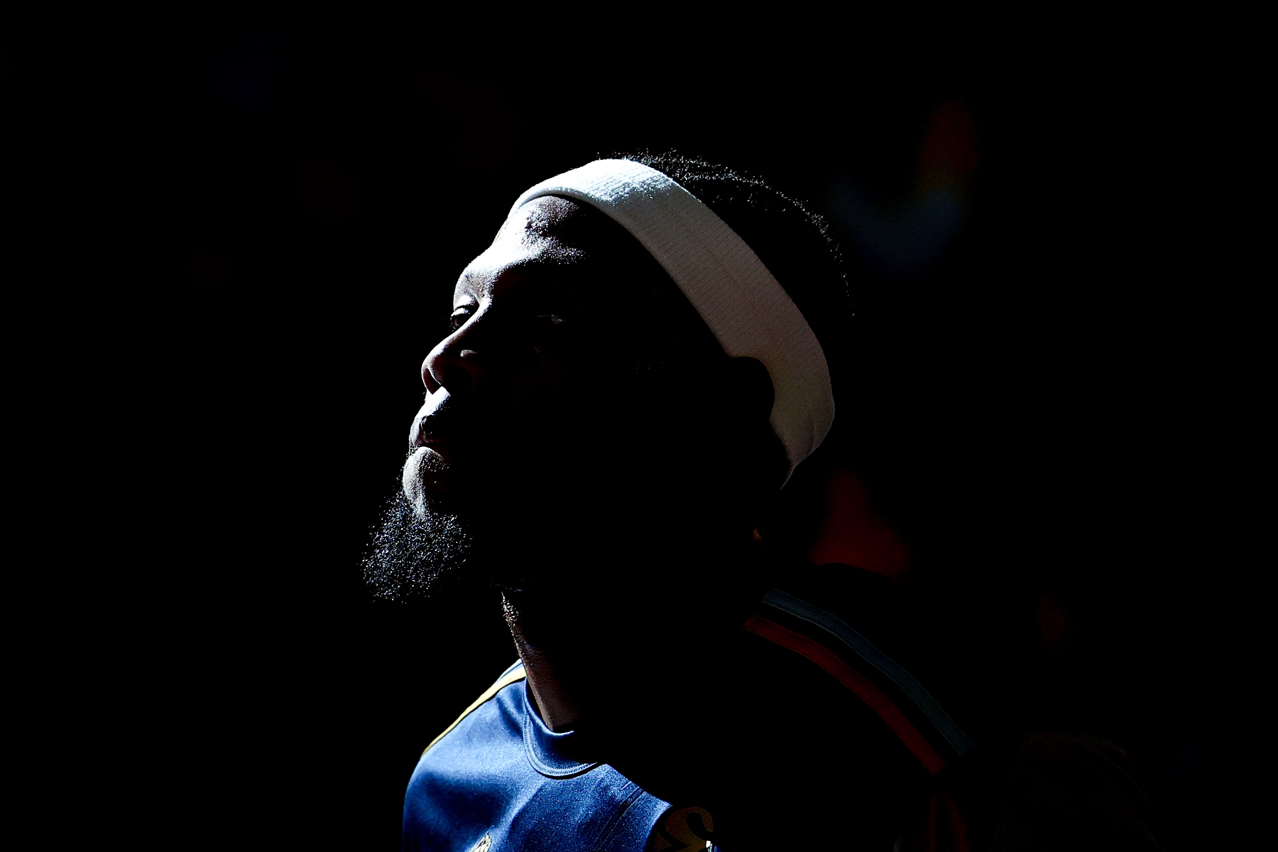epa11230207 Guerschon Yabusele of Real during the Euroleague Basketball match between Alba Berlin and Real Madrid , in Berlin, Germany, 19 March 2024.  EPA-EFE/Filip Singer