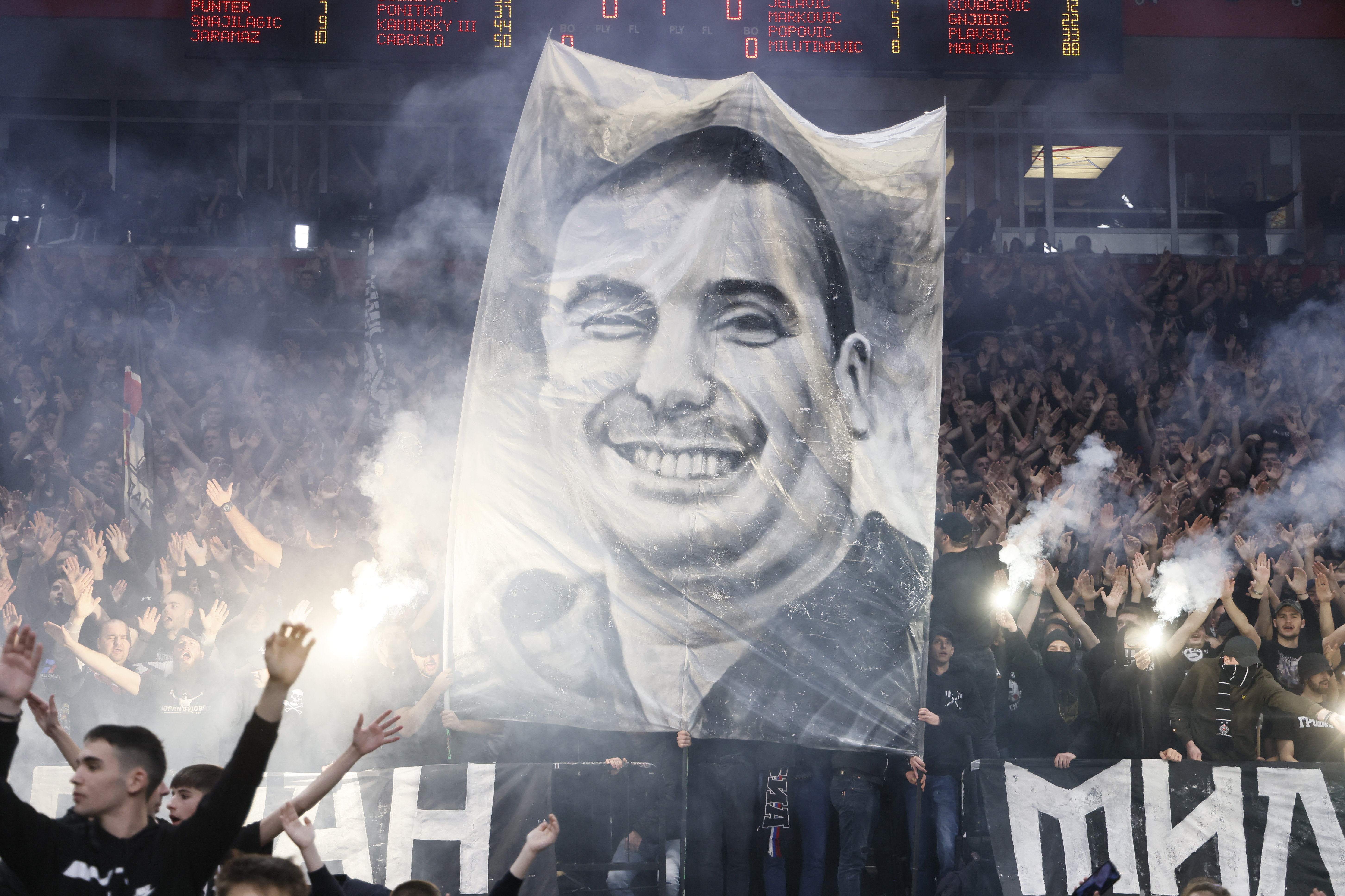 DVORANA UOCI UTAKMICE PARTIZAN - MEGA