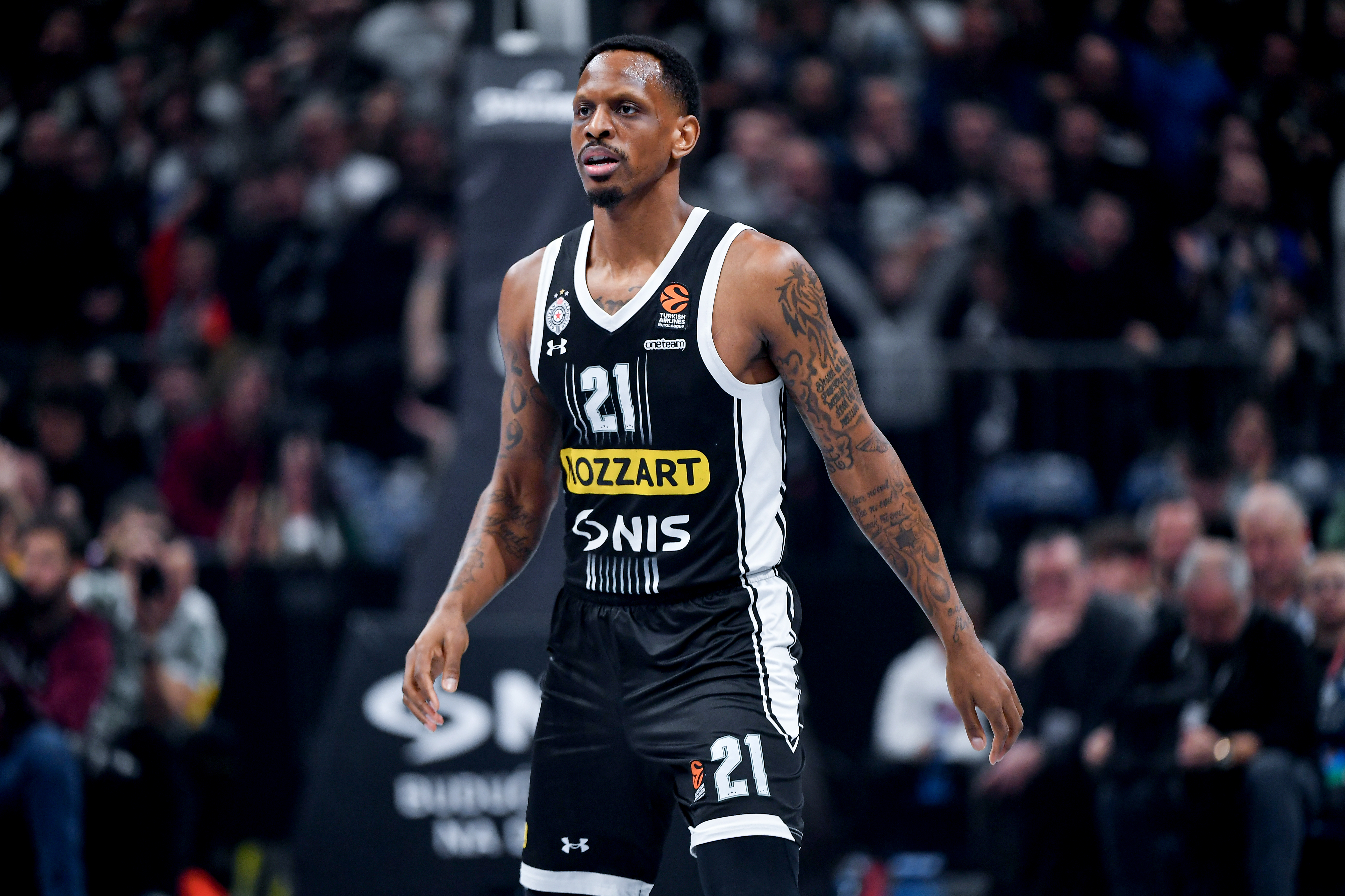 James Nunnally Regular season round 18 Euroleague basketball match between Partizan and Asvel in Belgrade, Serbia on Jan. 2, 2024.
photo: David Damnjanovic/STARSPORT
