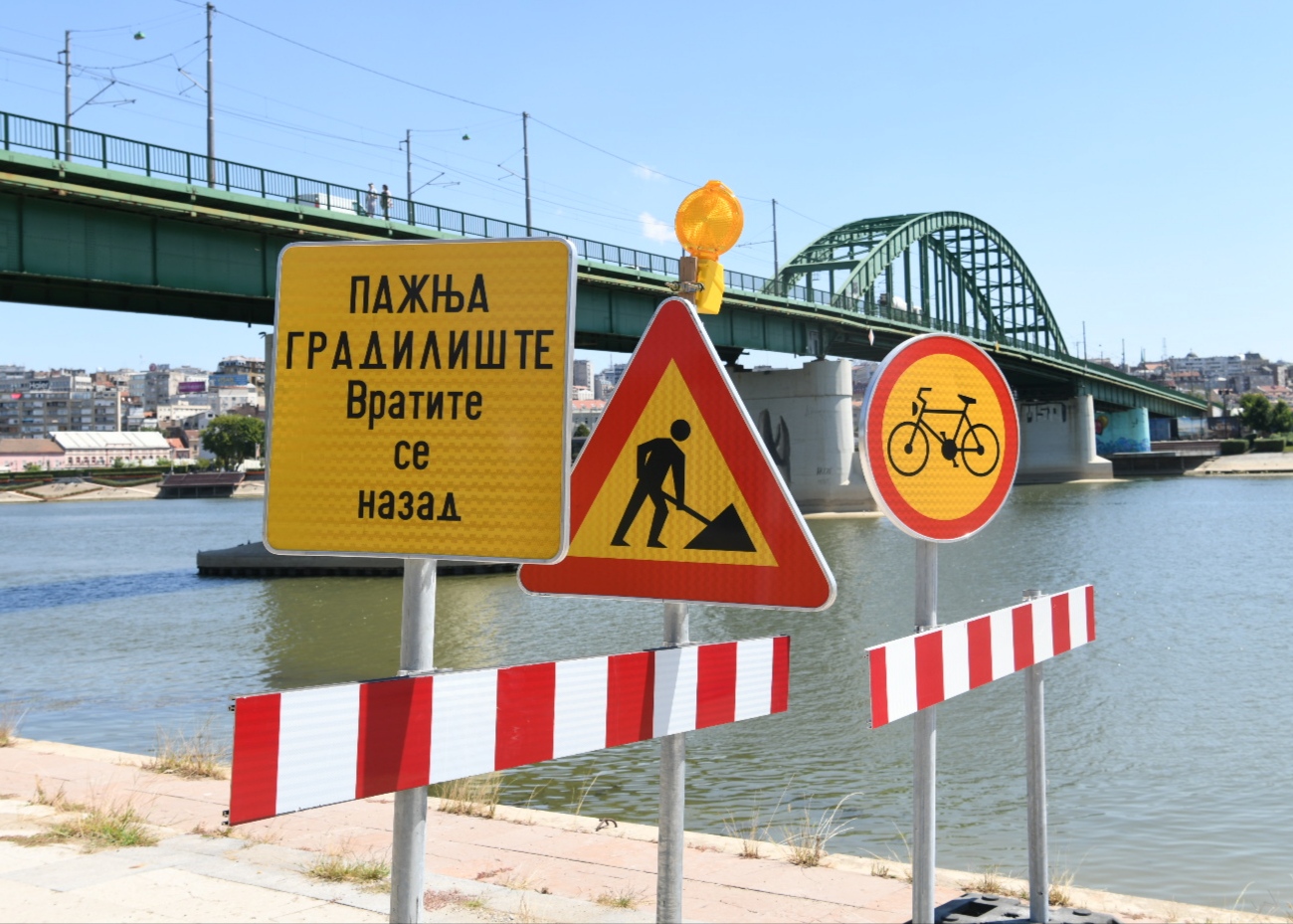 Beograd 30. jul 2024. Savski most, rekonstrukcija, radovi Foto:Amir Hamzagić/Nova.rs