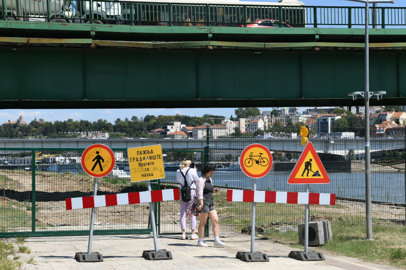 Beograd 30. jul 2024. Savski most, rekonstrukcija, radovi Foto:Amir Hamzagić/Nova.rs