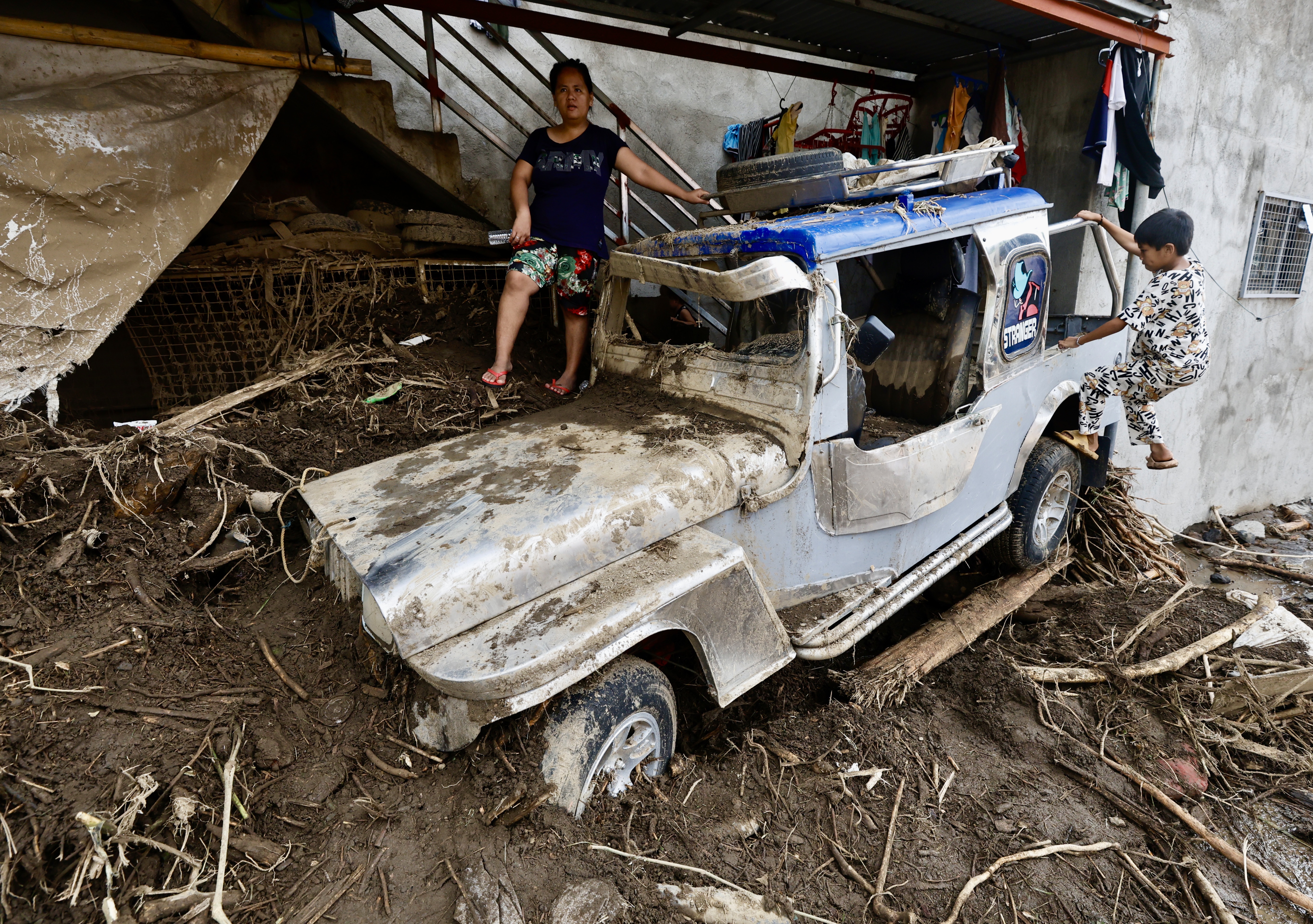 Aftermath of Tropical Storm Trami in the Philippines