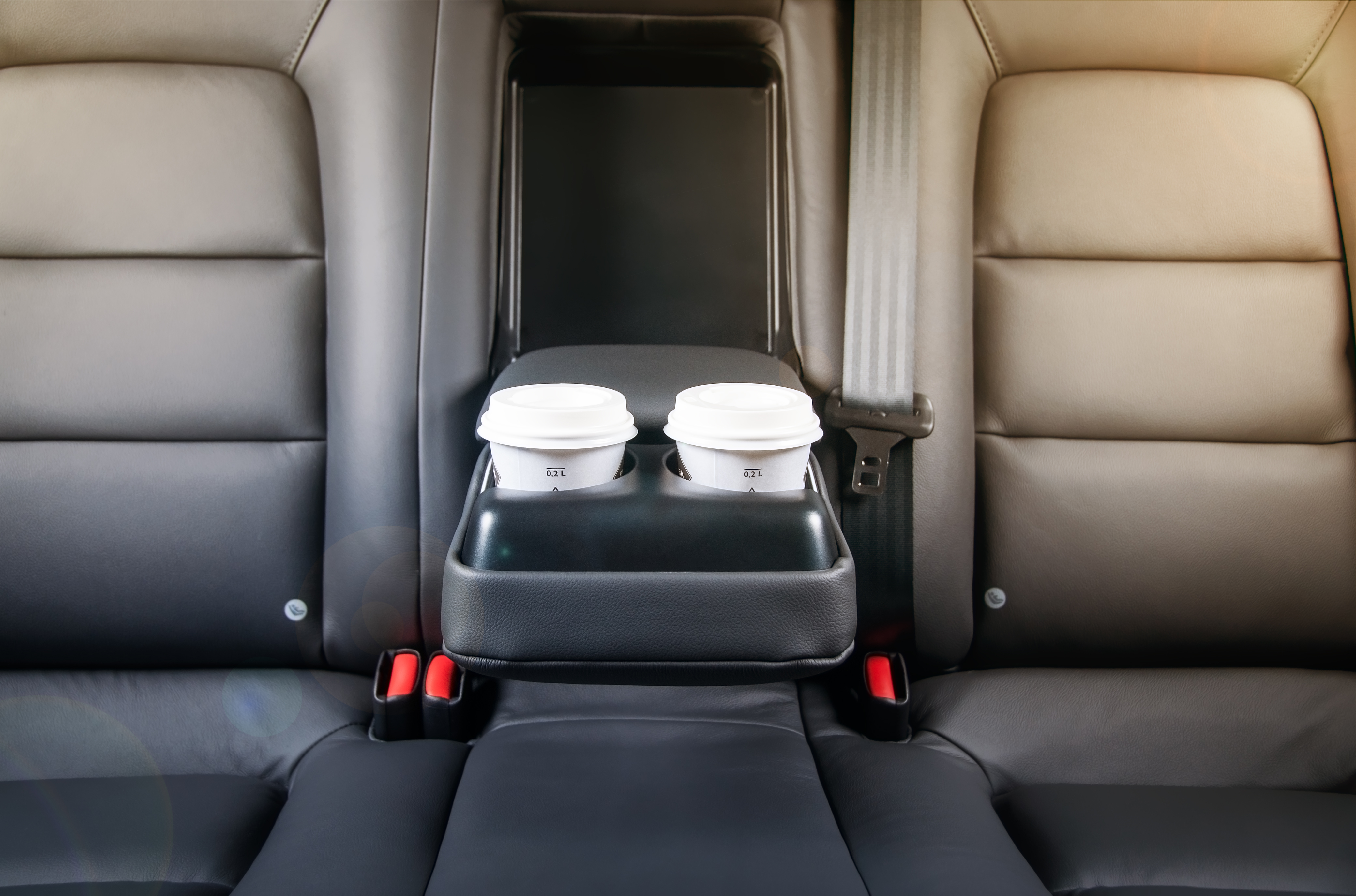 Take,Out,Coffee,Cups,Inside,Car,Holder,Between,Seats,,Close